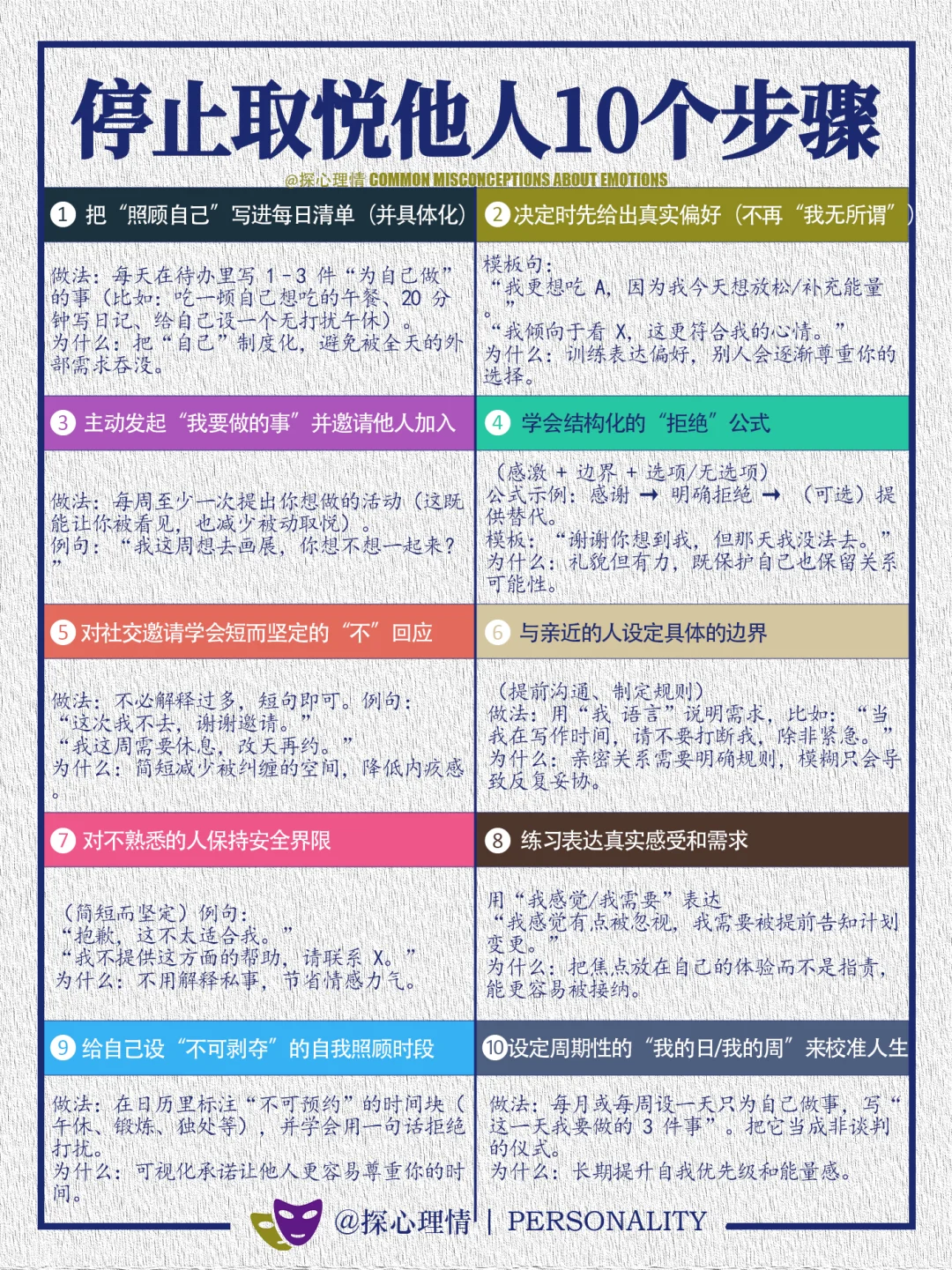 停止取悦他人10个步骤