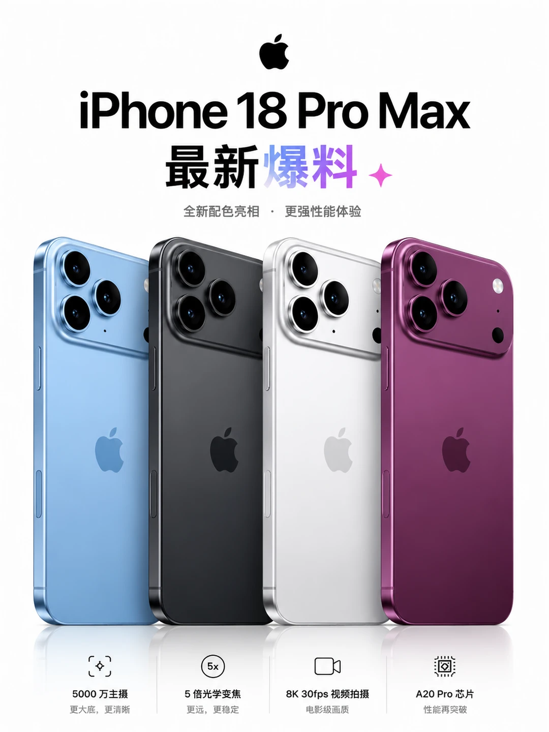 📱iPhone 18 Pro Max 爆料又双叒叕来啦！