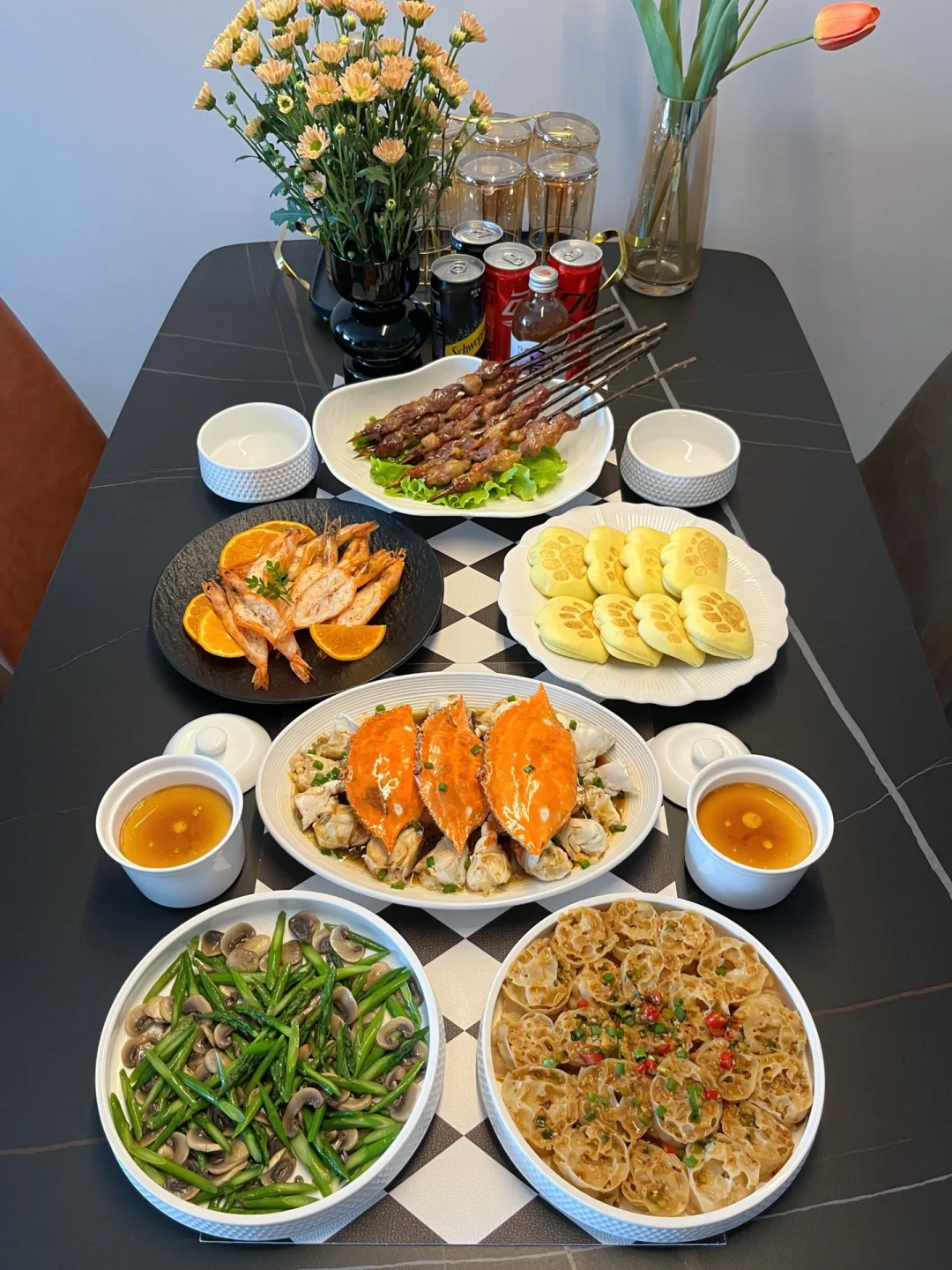 我爱这日落后的餐桌