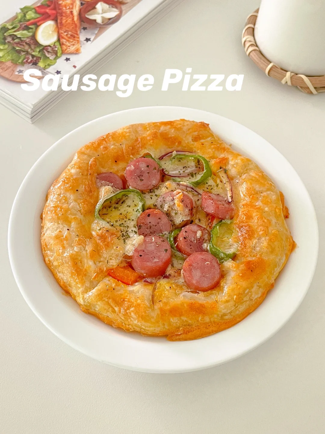 免揉面懒人手抓饼披萨🍕｜馋哭了陷料超足