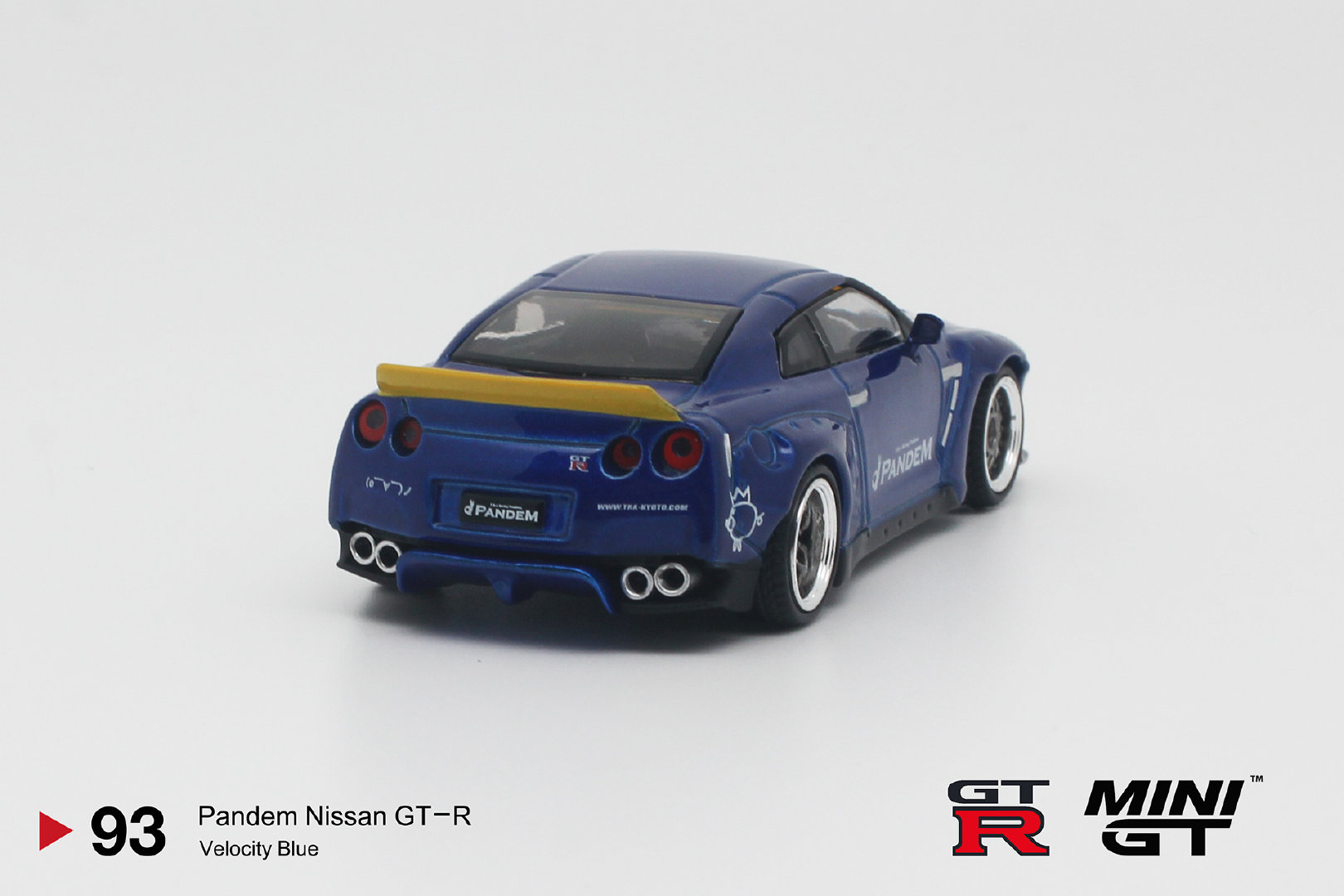 MINIGT 93 Pandem日产 GT-R（R35）极速蓝 Pandem Nissan GT-R (R35) Velocity Blue#汽车模型[超话]##64比例车模[超话]# ​