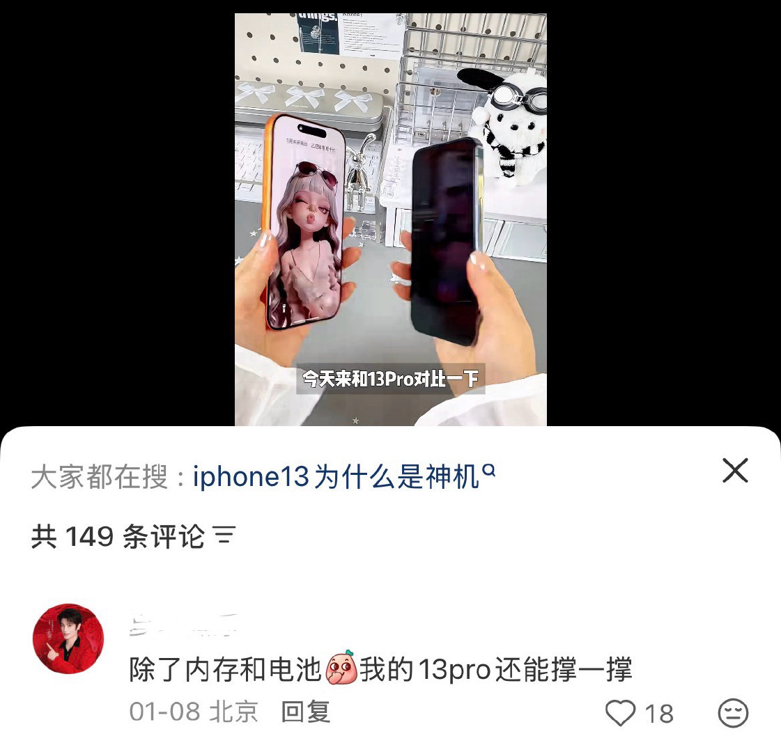 搜13P能不能用17P的壳，也能碰见丁丝[开学季] ​