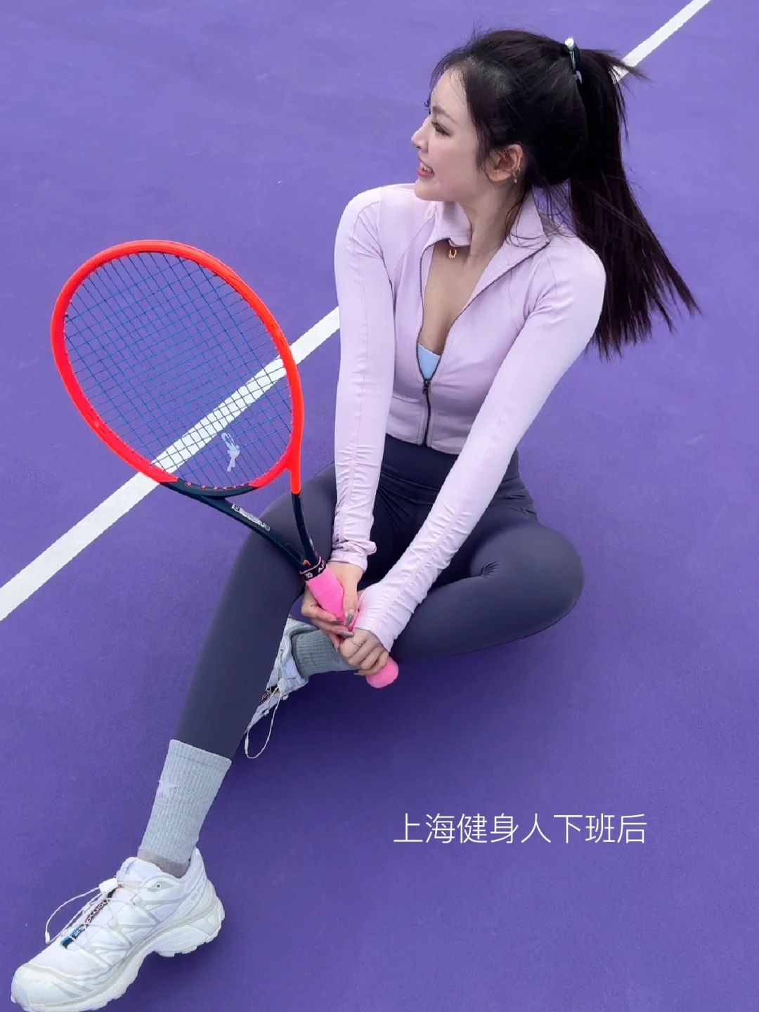 Tennis day🎾果然春天要跑起来感受～