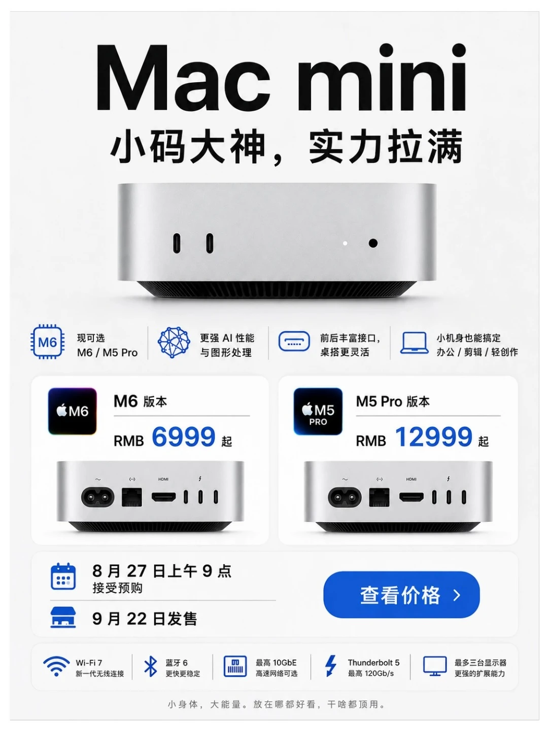 Mac mini 这次真的有点“小钢炮”那味了