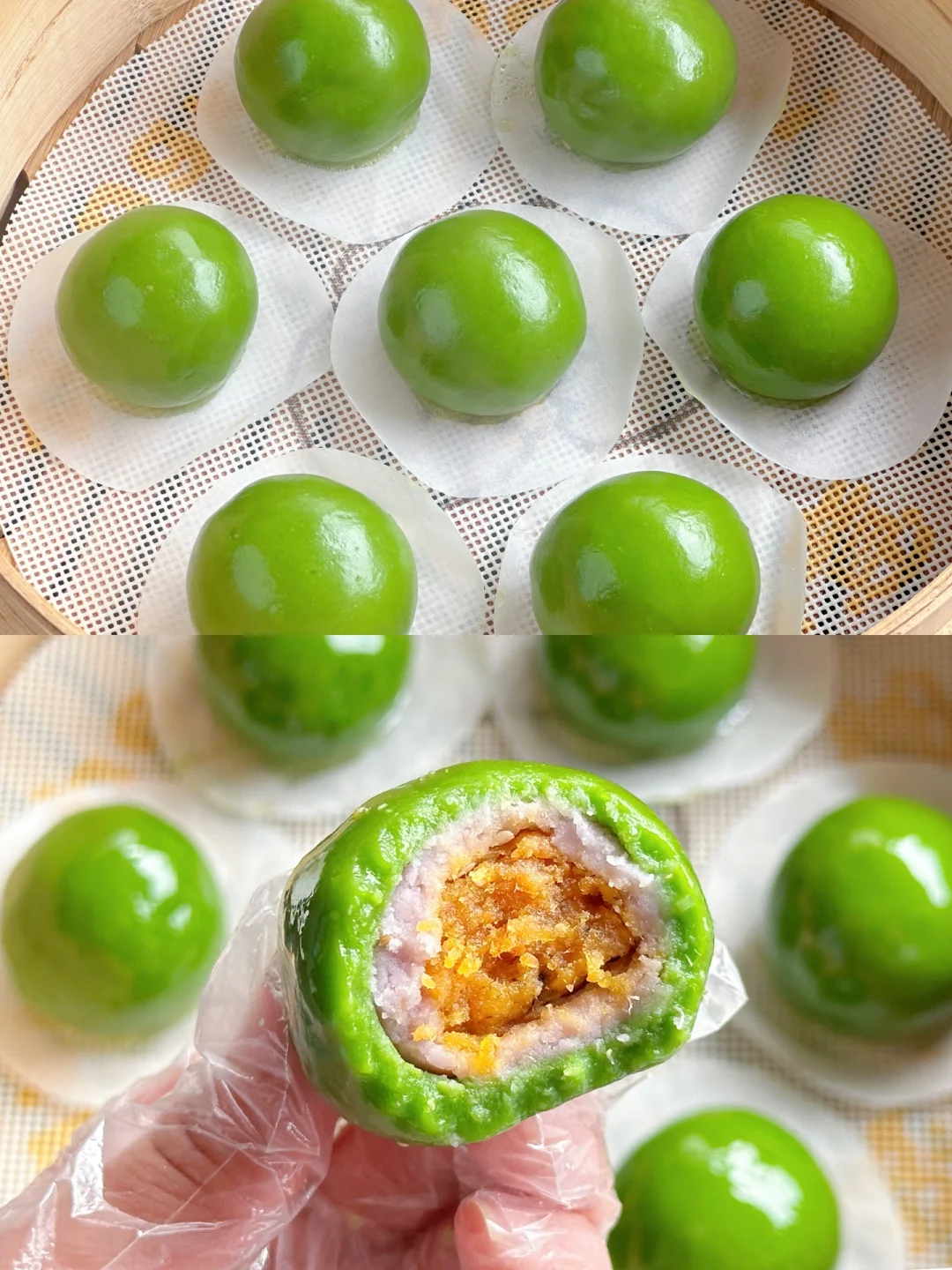 糯叽叽的青团来啦！超仙！超好吃！附4种口味～