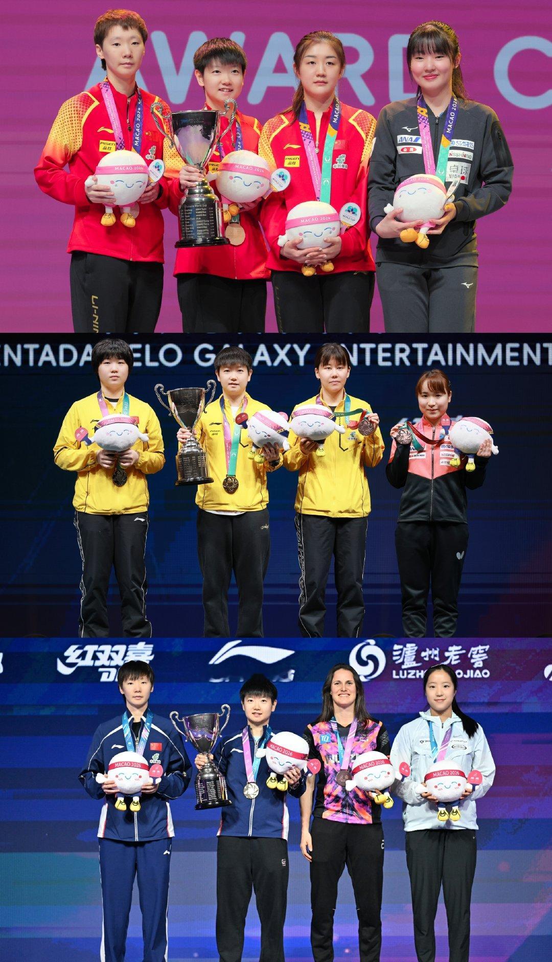 #孙颖莎# 2027年ITTF单打世界杯重返法国
ITTF:过去三年，中国澳门连续成功承办2024、2025、2026三届国际乒联单打世界杯，三届赛事诞生了三位不同的男单冠军，而孙颖莎则书写了女单三连冠的壮举。 🏆🏆🏆 ​