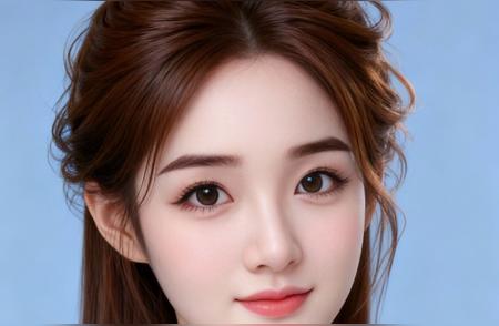 这组写真真的把“温柔又明艳”焊在审美点上了！蓝缎吊带衬得肌肤像裹了层柔...