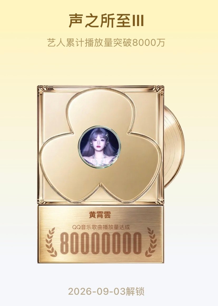 新声代女歌手QQ音乐歌曲播放量
2亿+:单依纯
1亿+:姚晓棠、王睿卓
5000w+：黄霄云、希林娜依高
1000w+：陈卓璇、喻言、刘雨昕 ​