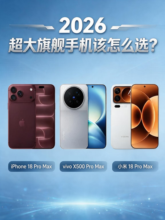 2026 超大旗舰怎么选？一篇告诉你
