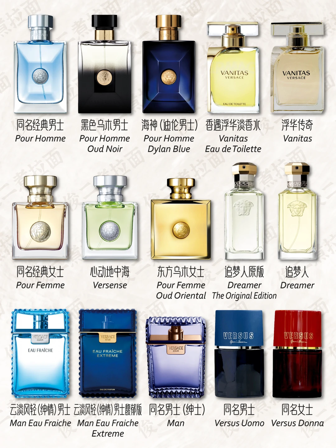 VERSACE 范思哲 香水合集