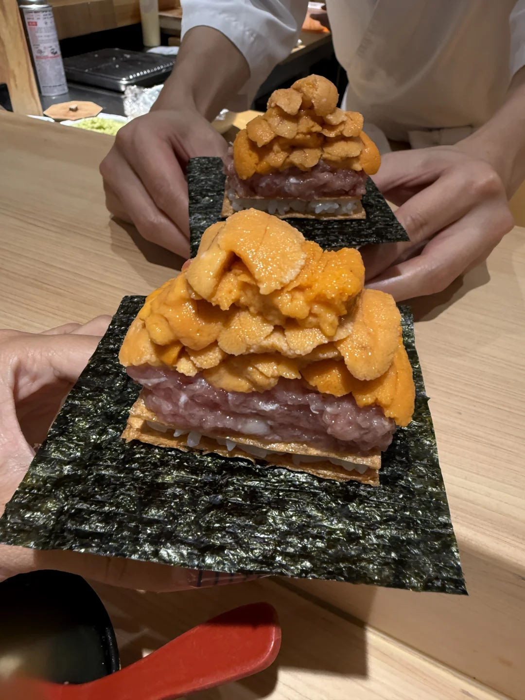 感觉是广州最好吃的海胆卷。。只有一家🥹🥹