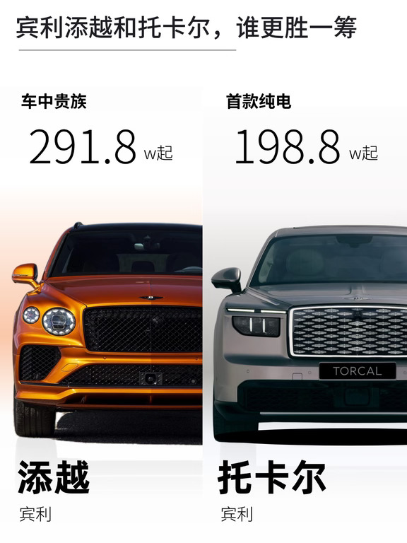 宾利添越和托卡尔，谁更胜一筹