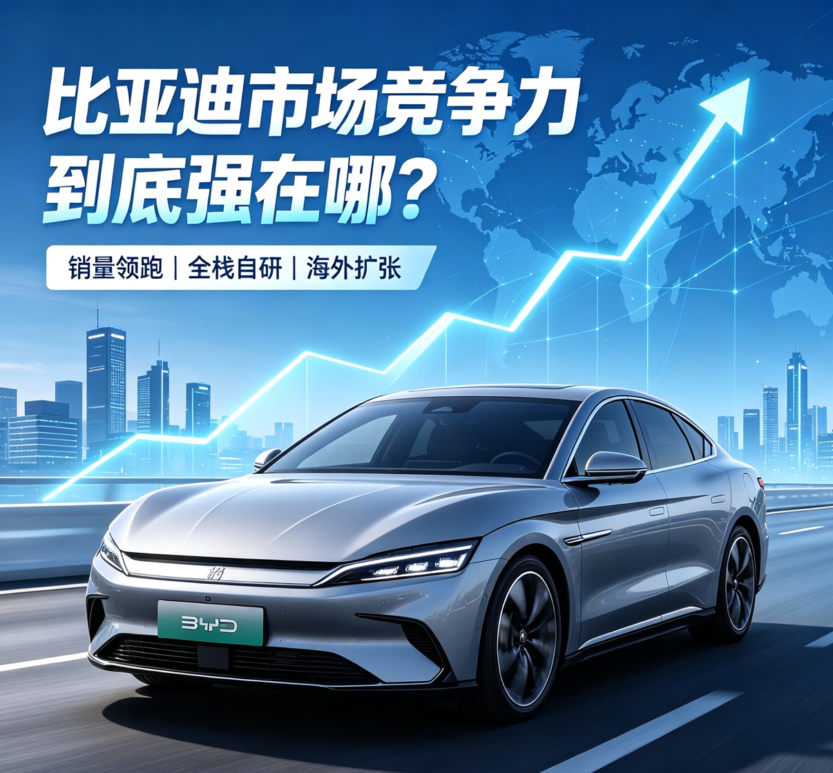 最近新能源汽车价格战打得特别凶。
很多车企降价、亏本冲销量，越卷越难活。
唯独比亚迪，不仅没受影响，销量反而一路暴涨。

很多人不理解，到底比亚迪凭什么一直断层第一？
今天说点普通人能听懂的大实话。

首先，比亚迪最大的底牌，就是所有核心技术全部自己掌握。
电池、电机、电控、芯片、车机系统，全都自研