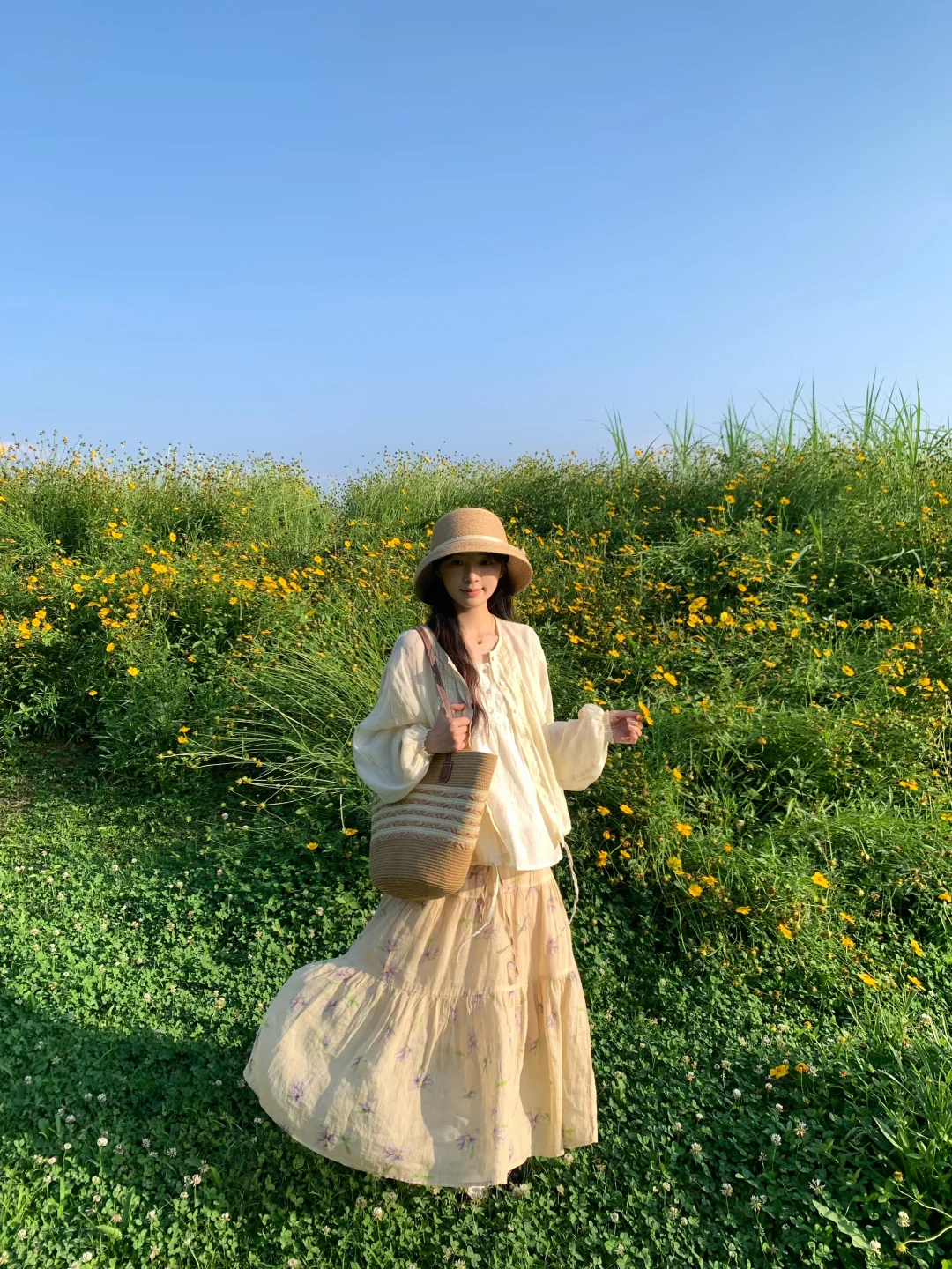 这个春天属于穿花裙子的我💐