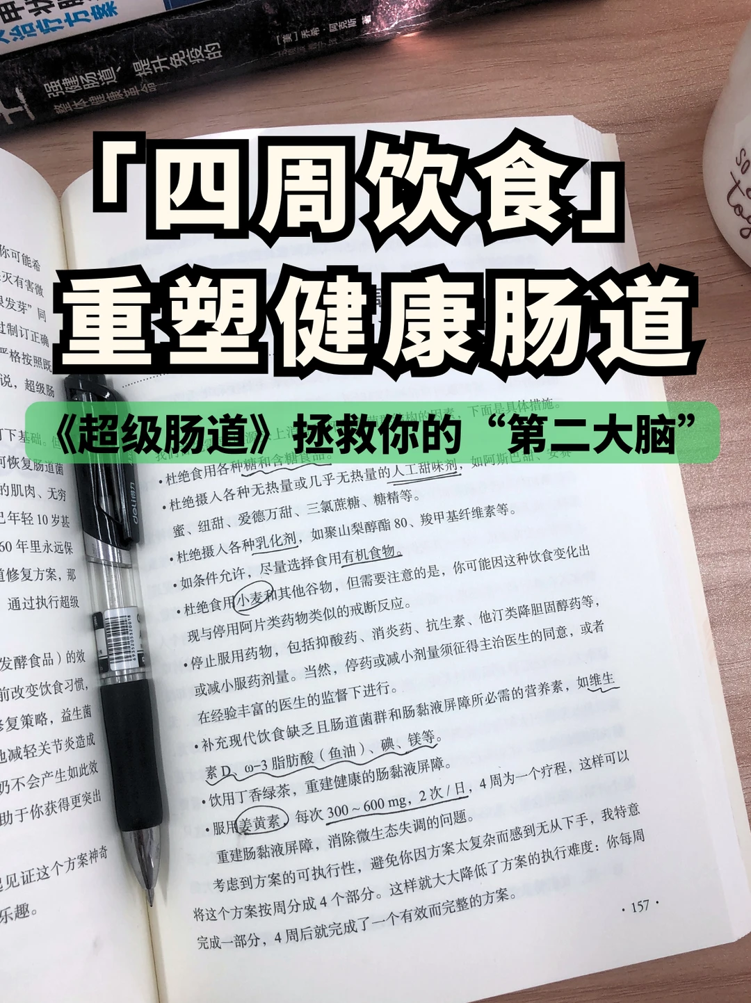 四周养出超级肠道，无痛告别腹胀焦虑皮肤差
