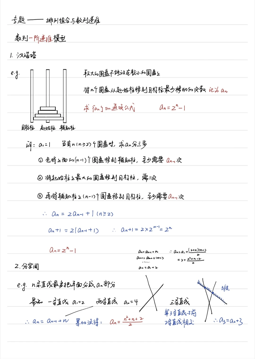 哇！数列递推还能解决排列组合的相关问题！