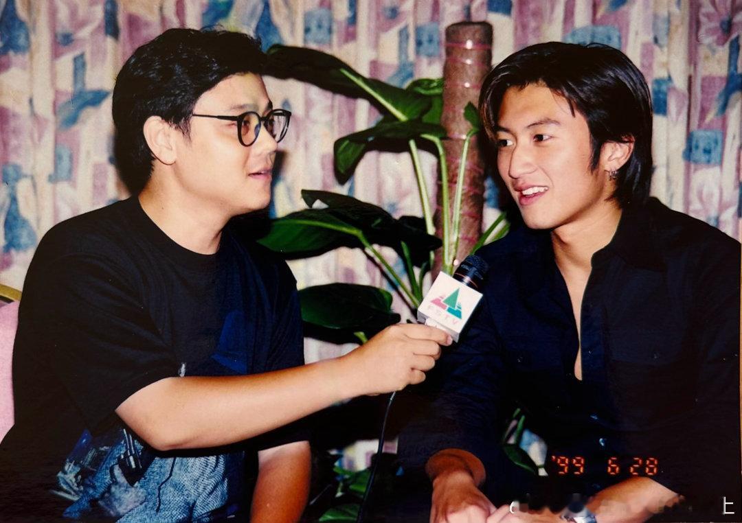 1999年的我在广州专访谢霆锋先生 ​