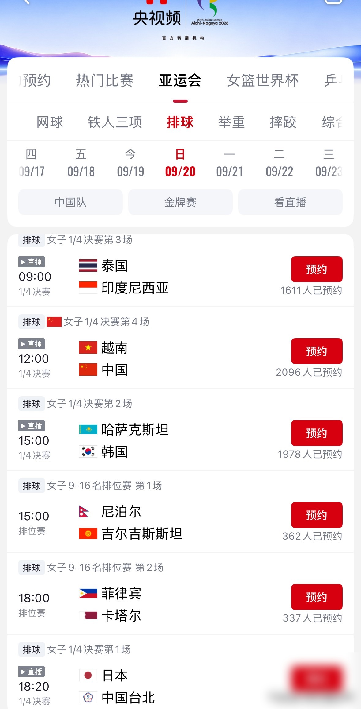 中国女排这次在名古屋亚运会，说实话我看完名单心里就咯噔一下。


龚翔宇队长带着王梦洁压阵没错，但主攻线上吴梦洁、庄宇珊、唐欣这三个新人，加起来国际大赛经验还没朱婷一个人多。看新闻里说这次年轻球员占比超六成，说白了就是拿亚运会当练兵场。杭州那届3比0干翻日本卫冕，那批人现在只剩一半不到。

比赛地在