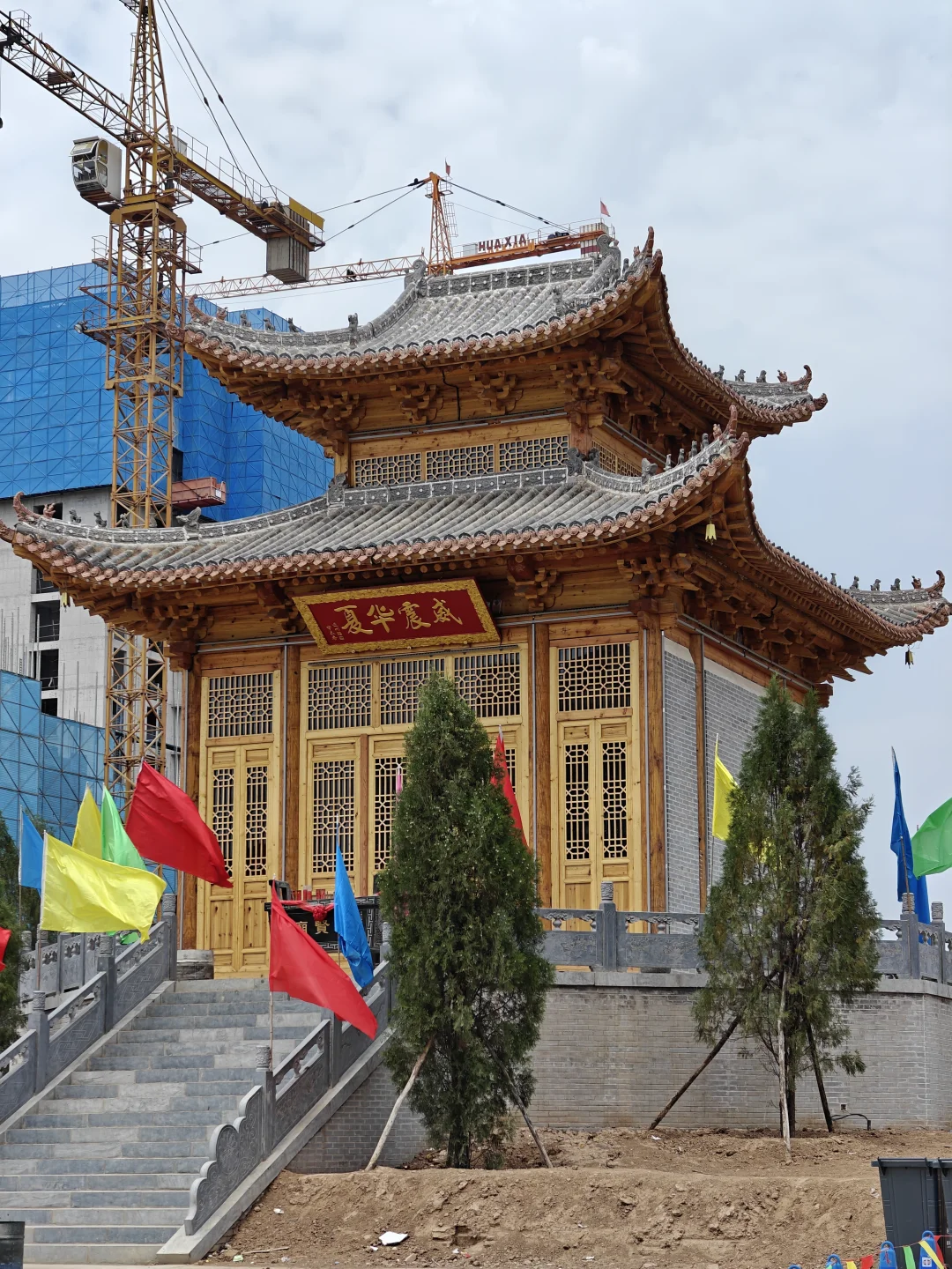 在山西，即使重建的古建筑也远比其他地区强