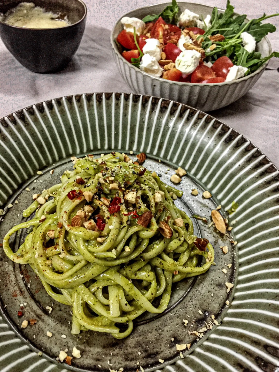 周五🌞| 𝗗𝗶𝗻𝗻𝗲𝗿菠菜酱意大利面pesto