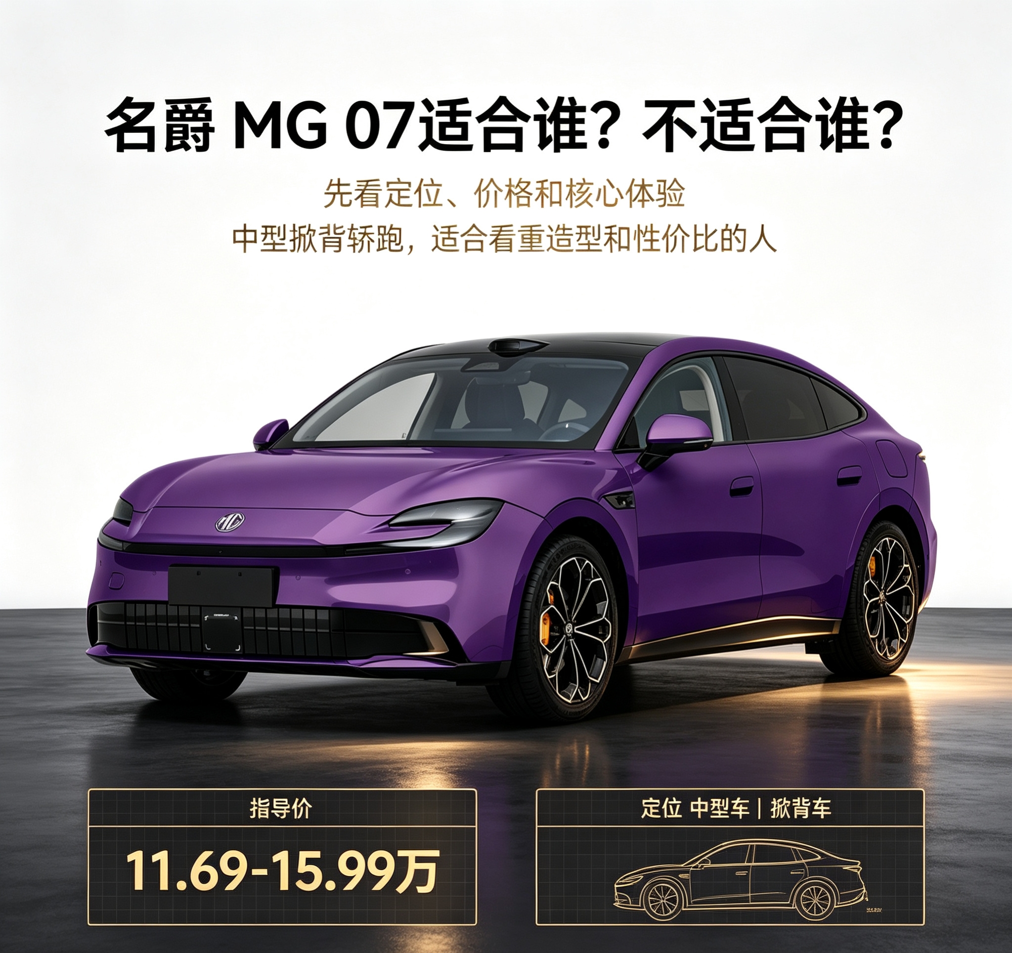MG 07选前必看：适合谁不适合谁