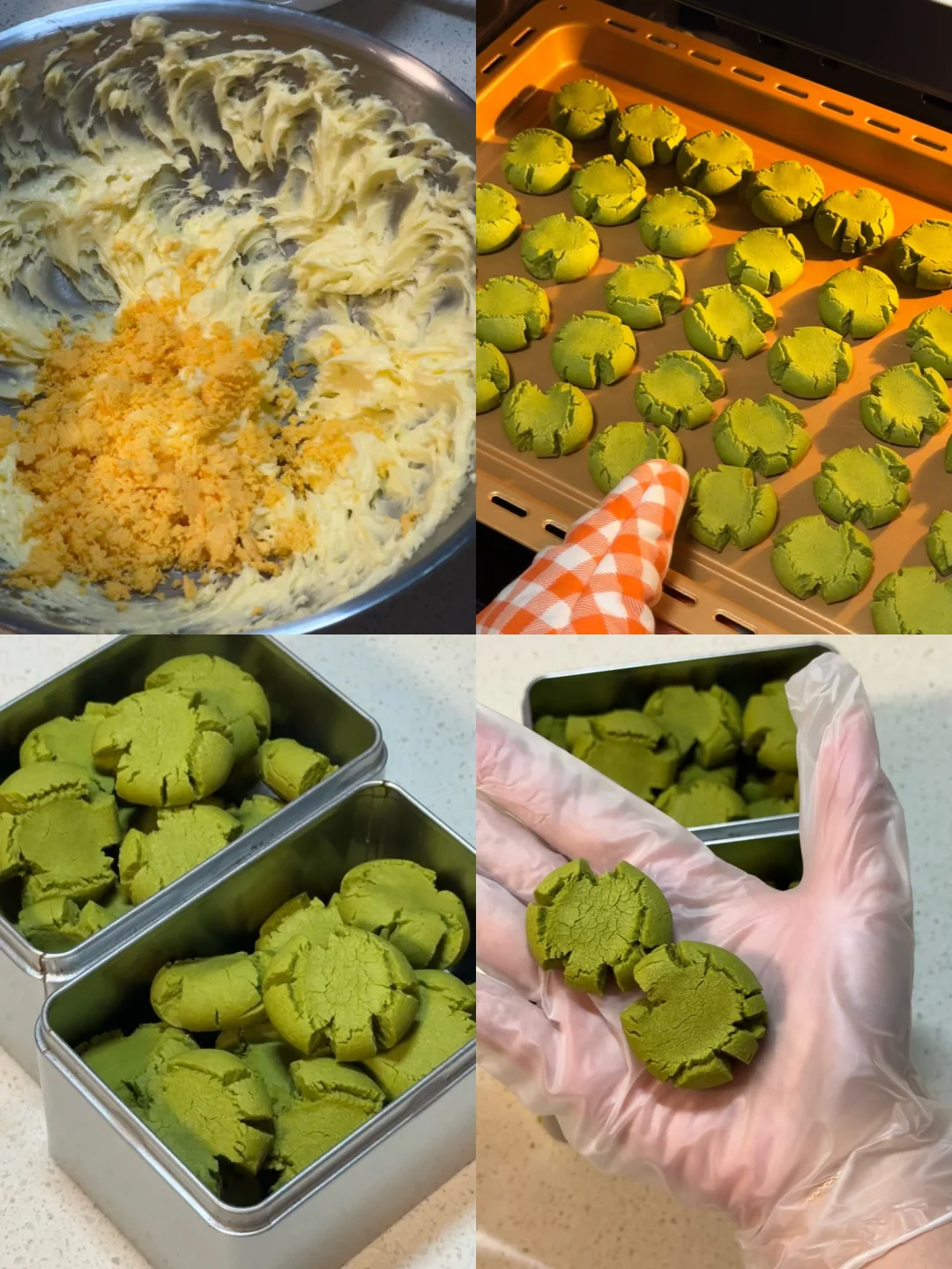 吃一百次都不会腻的抹茶玛格丽特饼干🌷