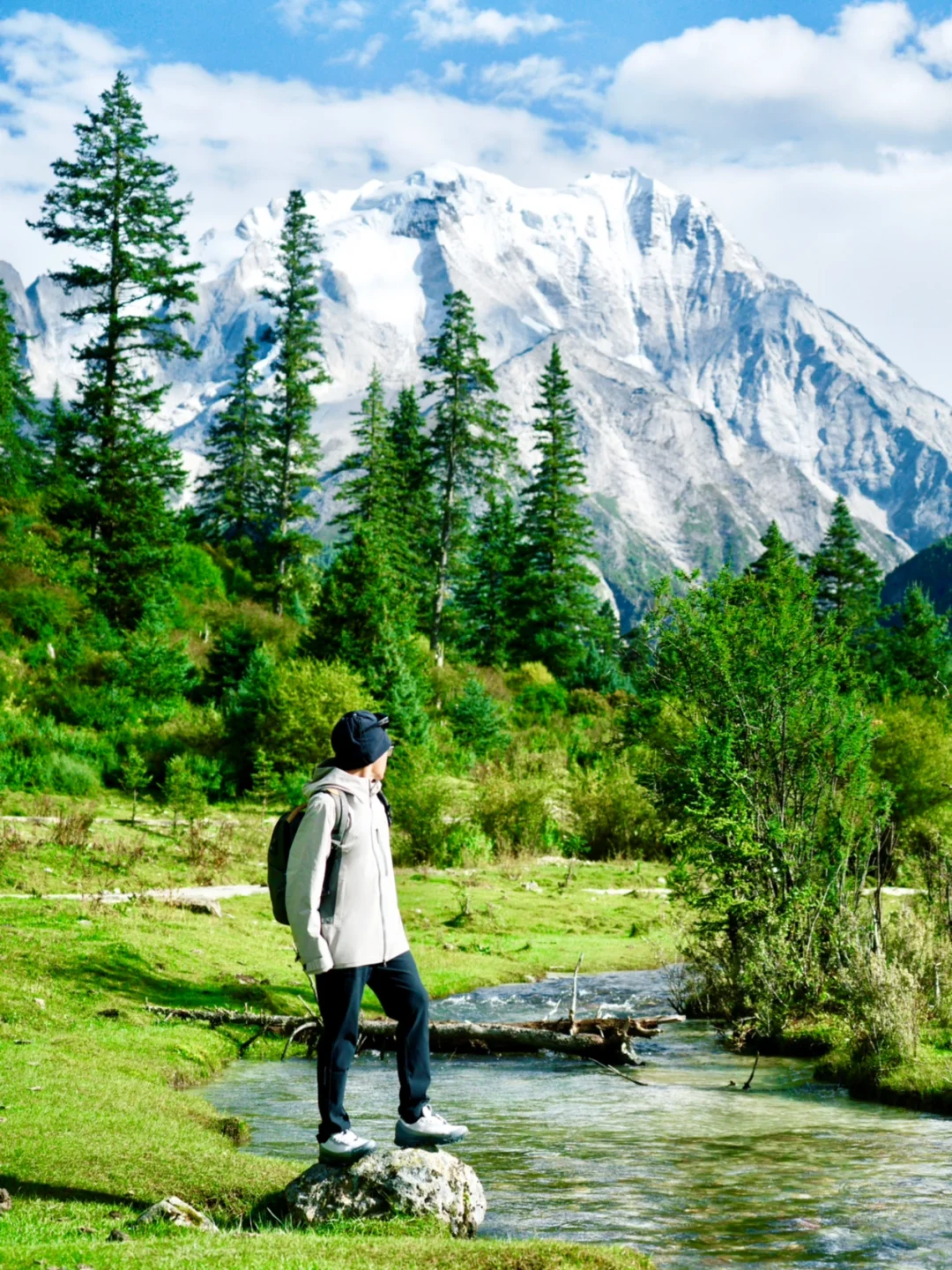 川西徒步⎮小众雪山机位🏔️走进自然的节奏