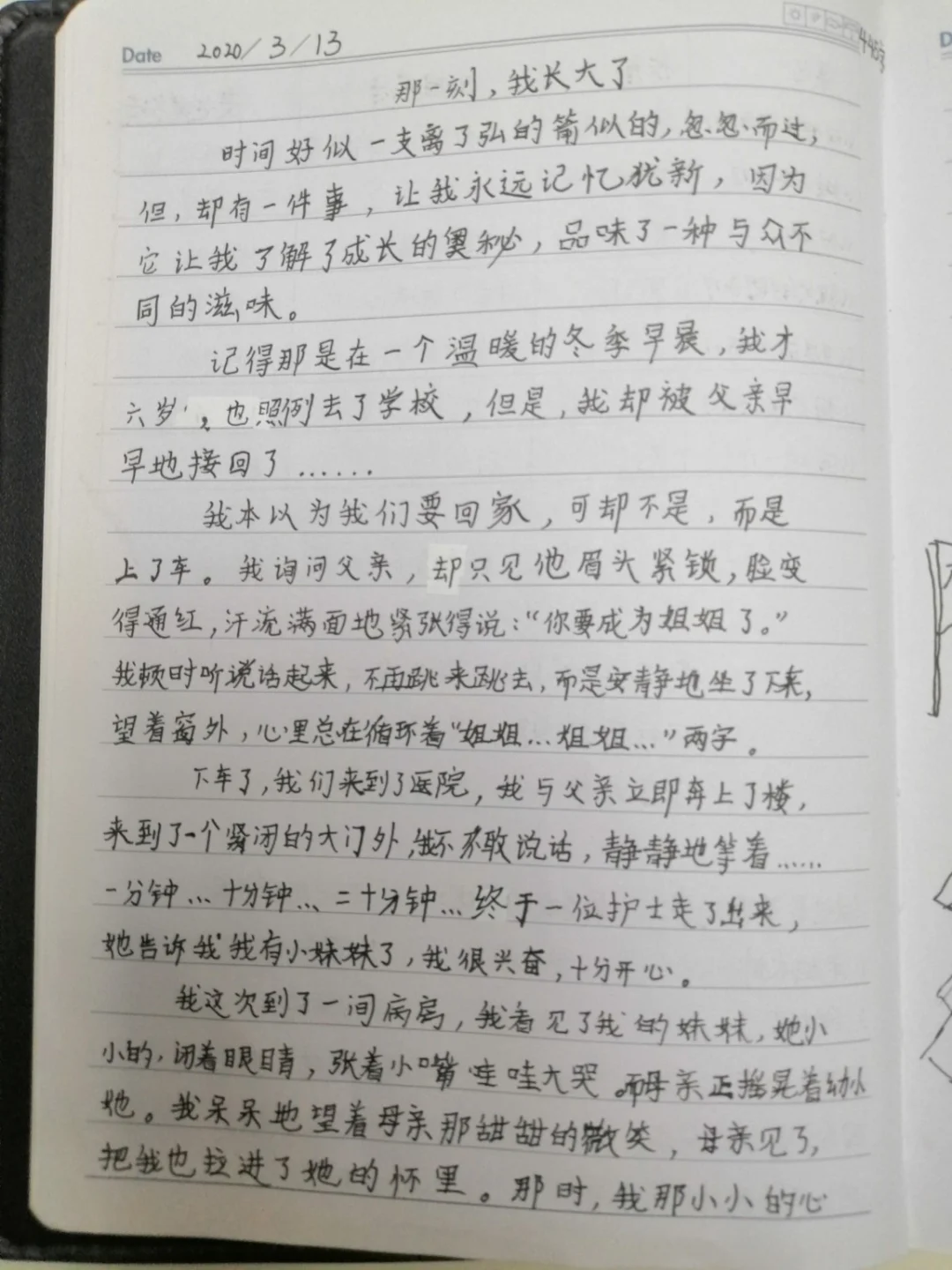 无意中发现的作文，记录了大宝的二胎感受