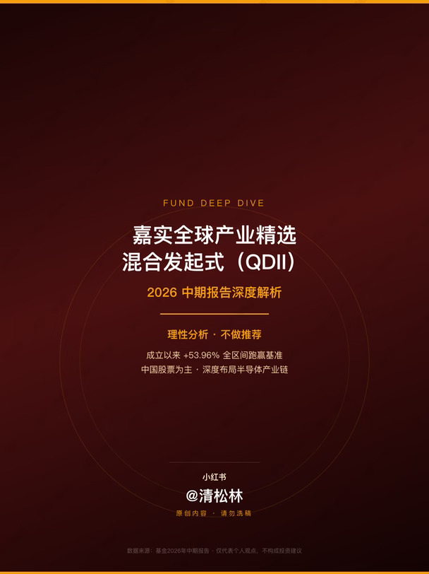 中报速读：嘉实全球产业精选