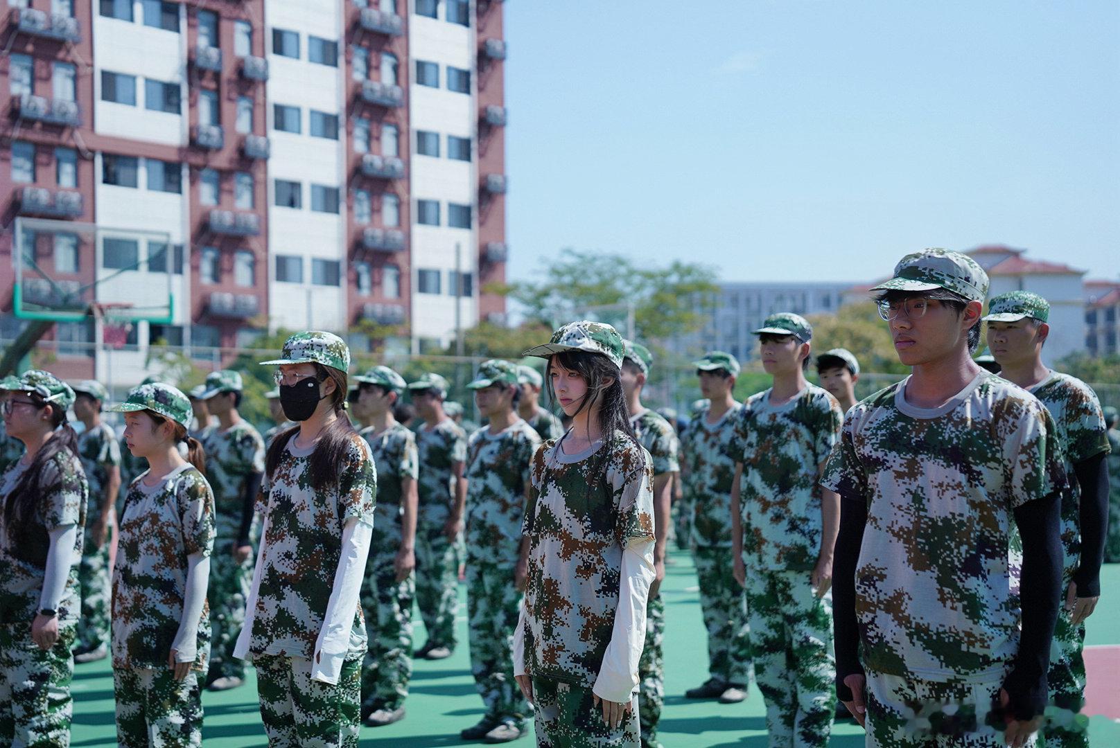 学姐拍滴#军训##大一##南昌影视传播职业学院#  ​