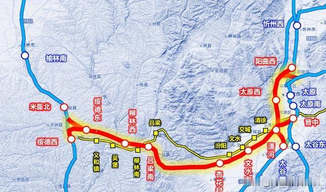 山西十五五高铁规划！2030年里程1486公里，吕梁告别无高铁历史