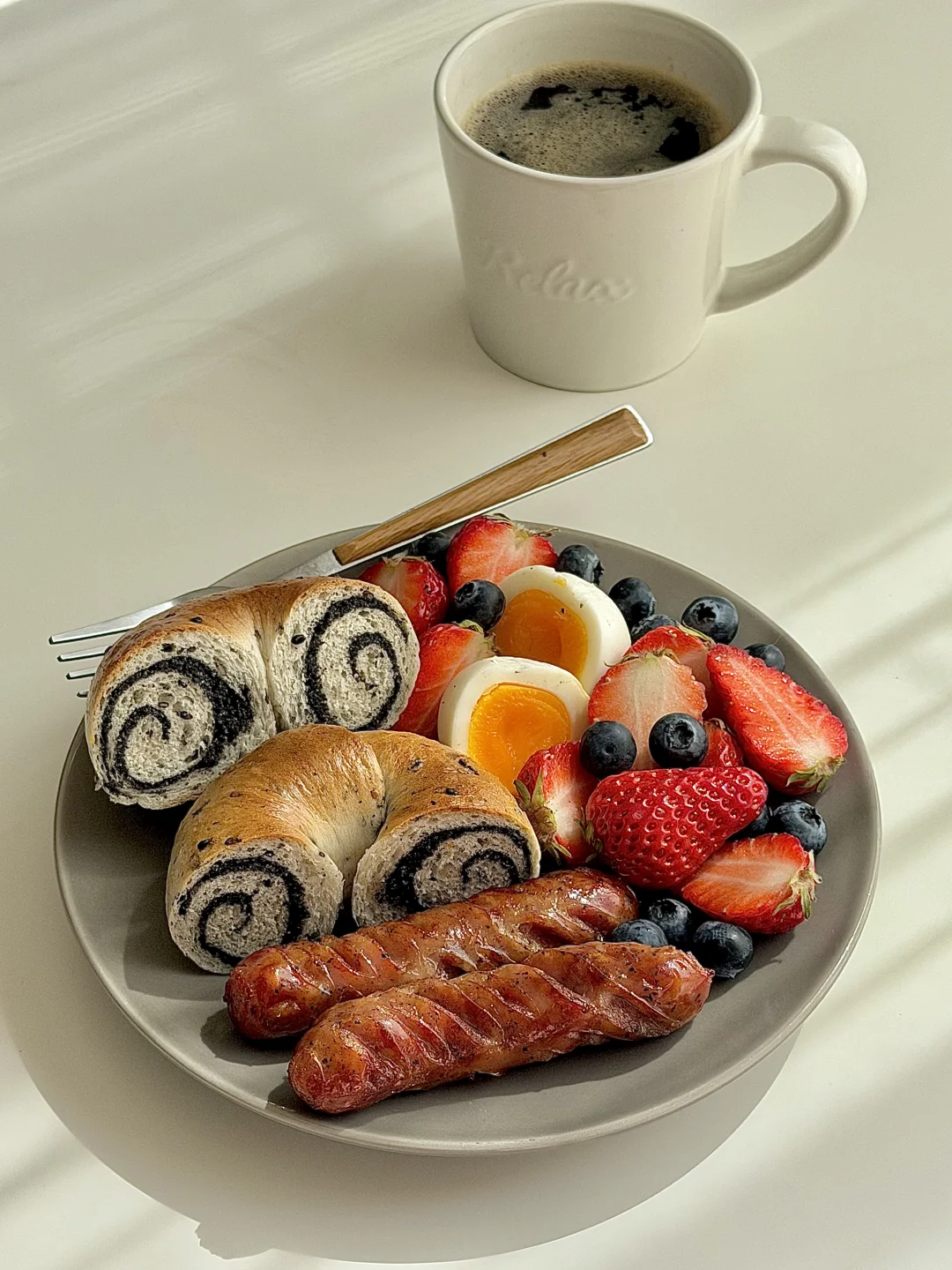 一个人的早午餐🥯