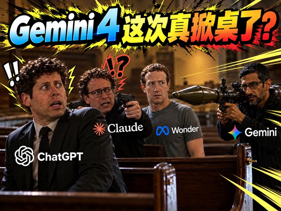 Gemini 4掀桌！GPT和Claude慌了？