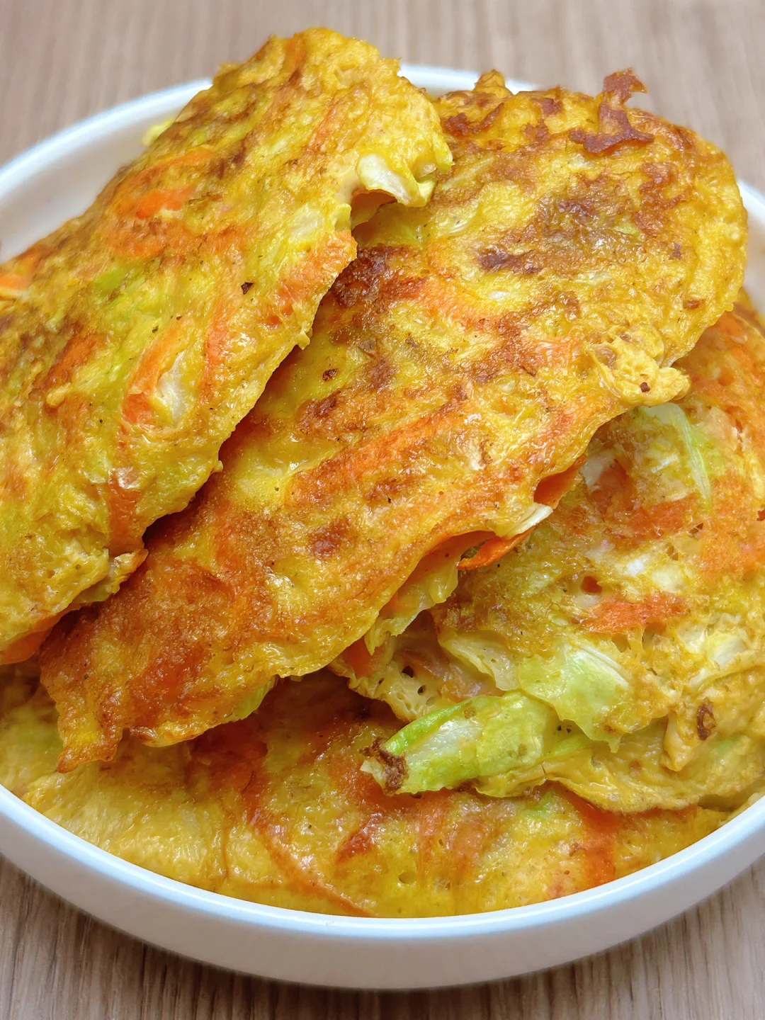 这个鸡蛋饼也太好吃了，一个饼才20大卡😋