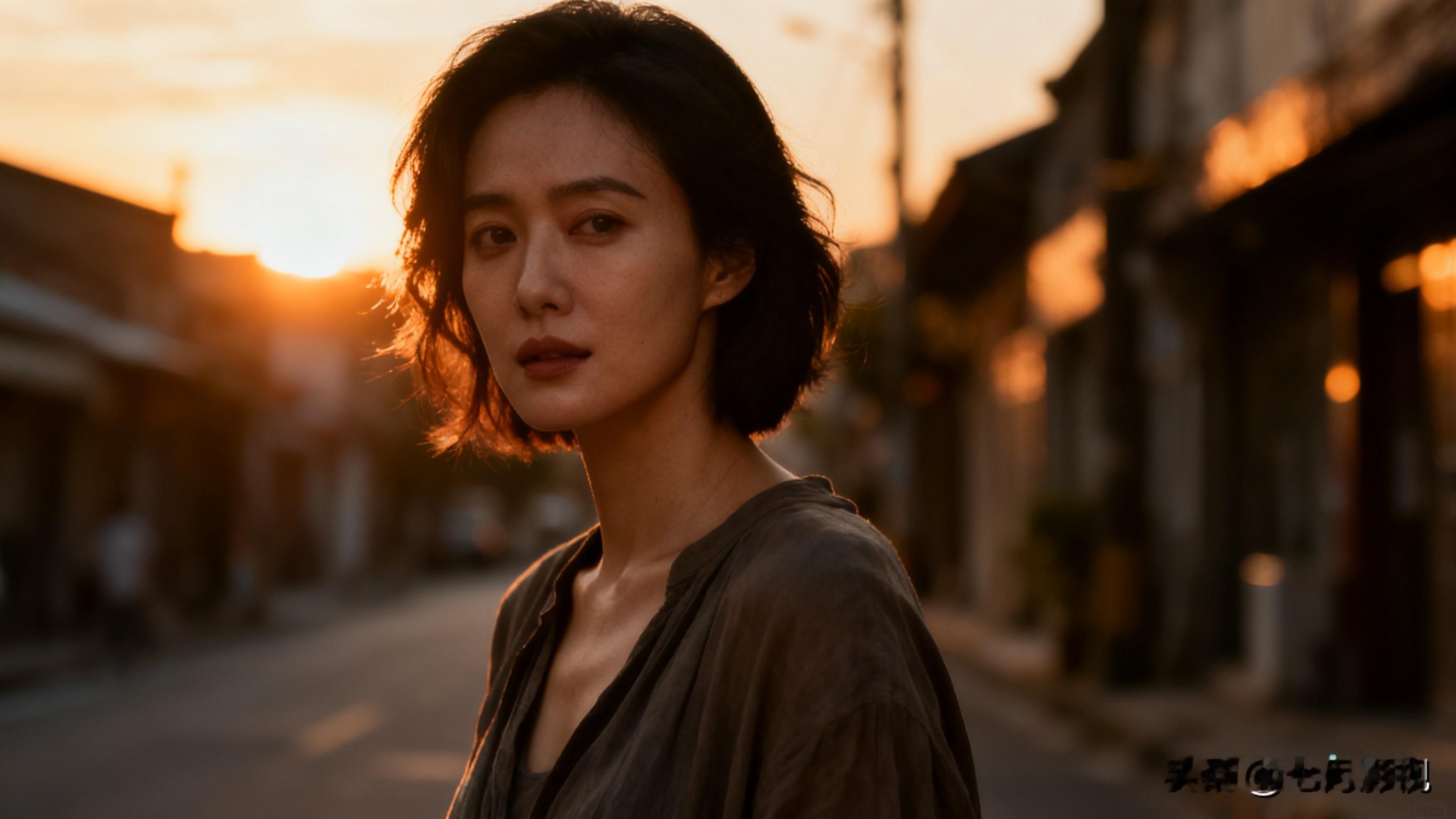 街头惊现“氛围感美女”，穿搭松弛又优雅，气质绝了