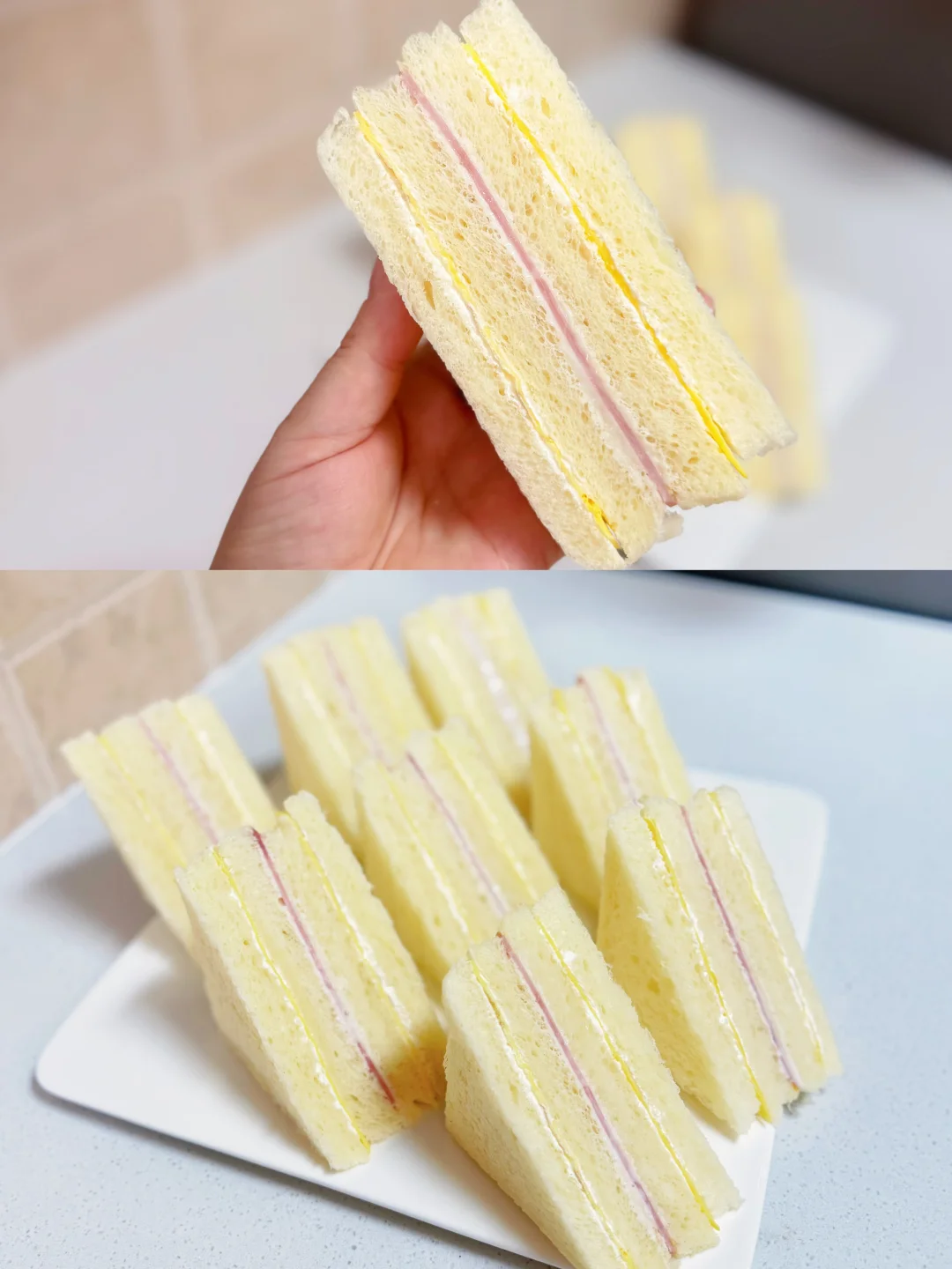 自制三明治🥪‼️一口咬下去是满格的快乐