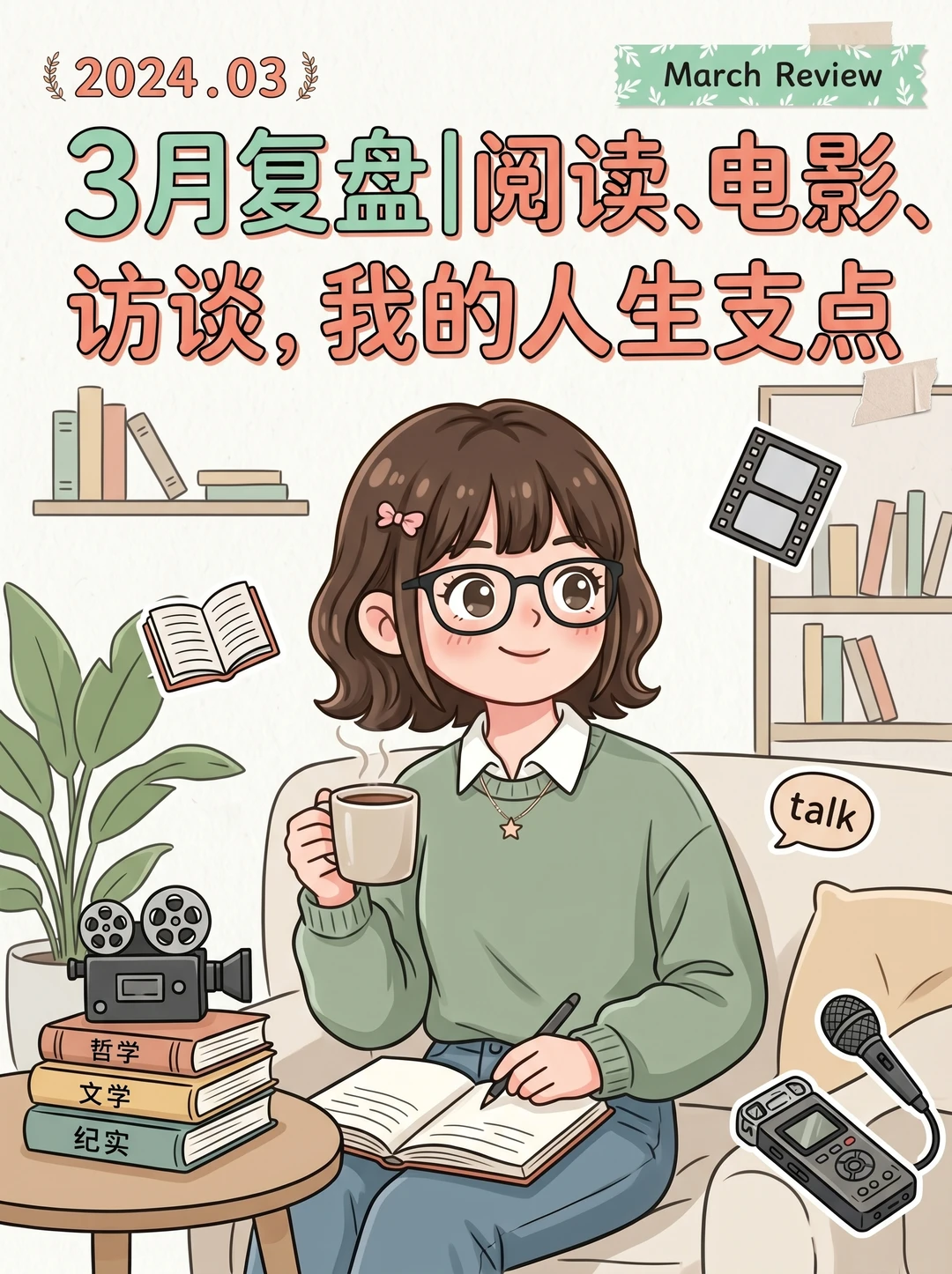 3月复盘|阅读写作、电影、访谈、播客