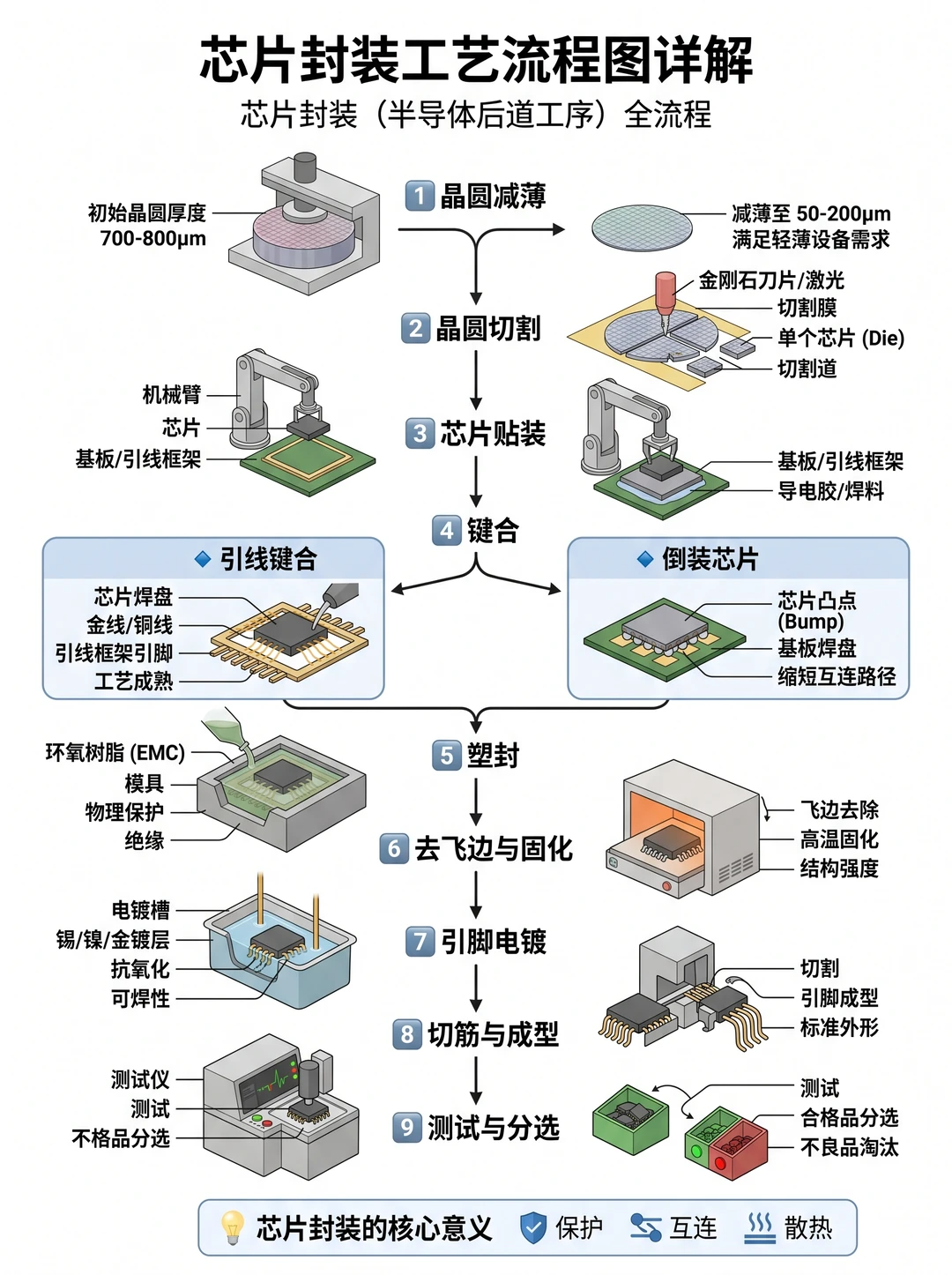 多图教你学会芯片封装