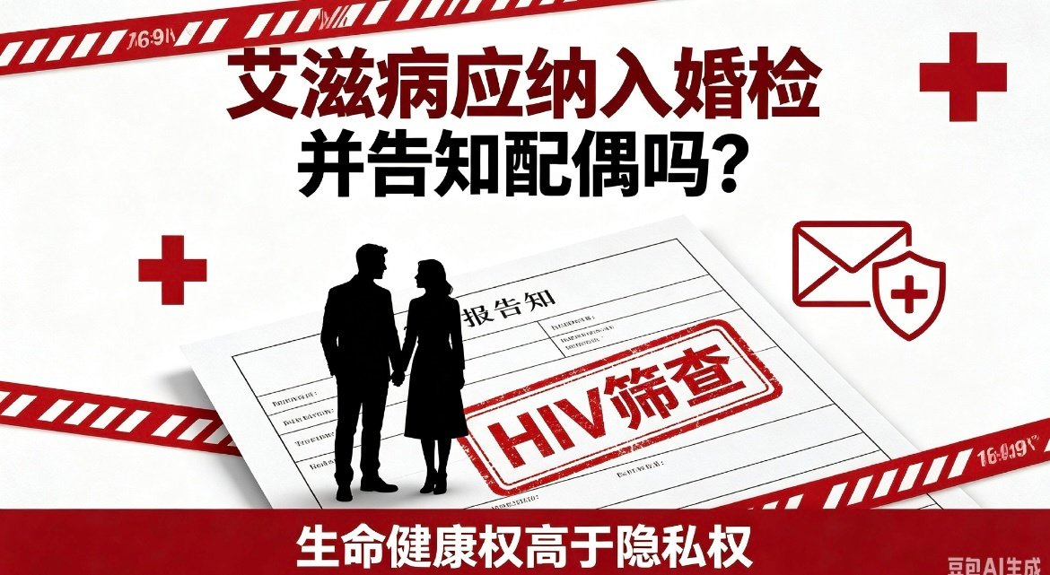 #你支持艾滋病纳入婚检并告知配偶吗#婚检中艾滋病筛查，牵扯隐私与双方健康。婚姻建立在坦诚之上，配偶的生命健康权同样不容忽视。 ​