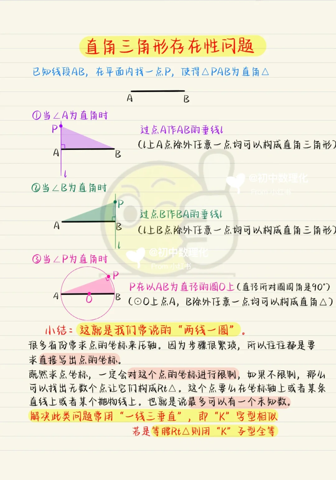 多边形存在性（2）：直角三角形存在性问题