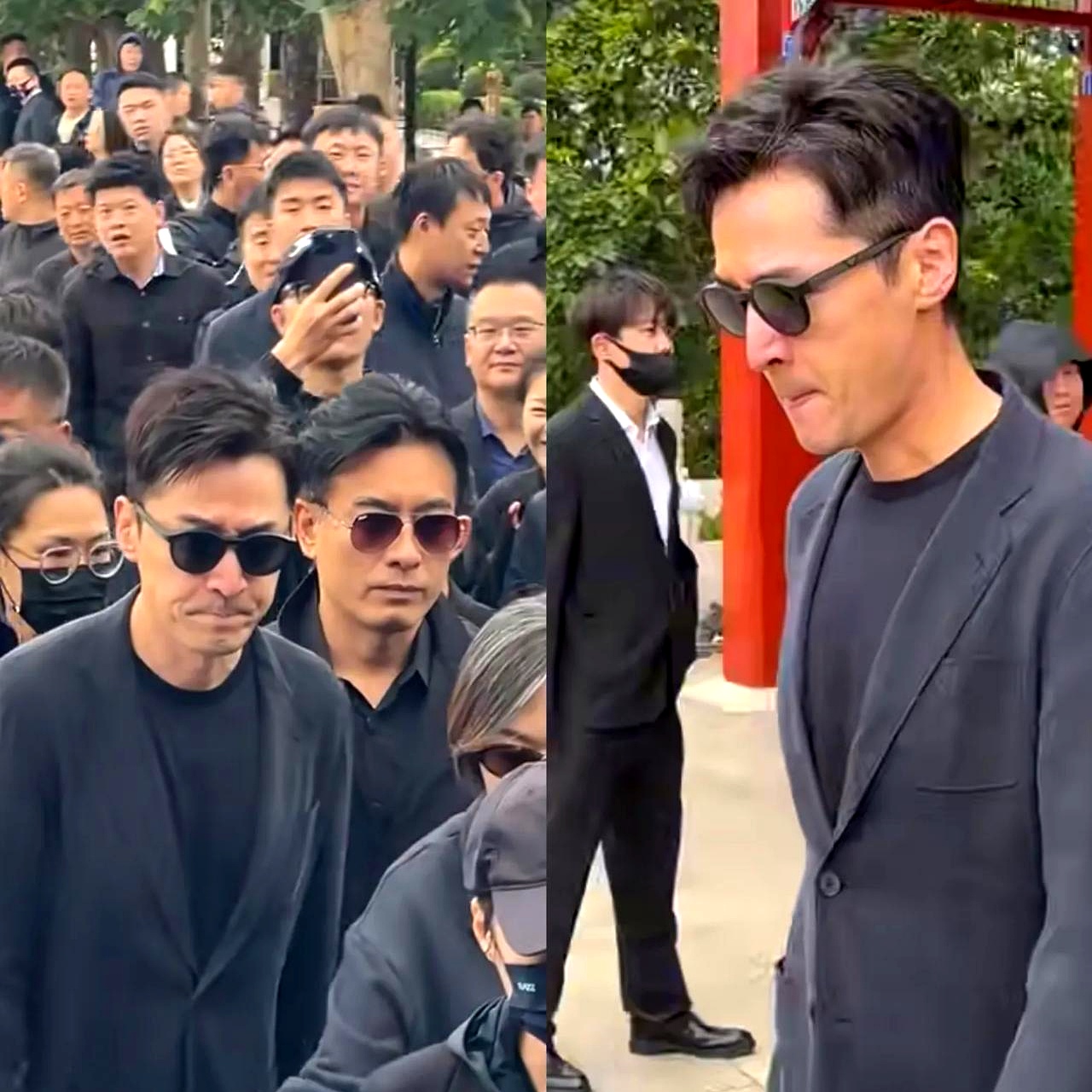 胡歌连夜从长沙飞到北京，站在游本昌的告别仪式现场，红着眼眶不停拿纸巾擦眼泪
 

拍《繁花》的时候游老都88岁高龄了，哪怕那天通告单上没自己的戏份，老人家也一步不挪守在片场，就为了坐在镜头外面给胡歌一句一句搭词。换做现在不少年轻演员，戏份一拍完恨不得保姆车油门踩到底，一个快90岁的老艺术家却甘愿坐在