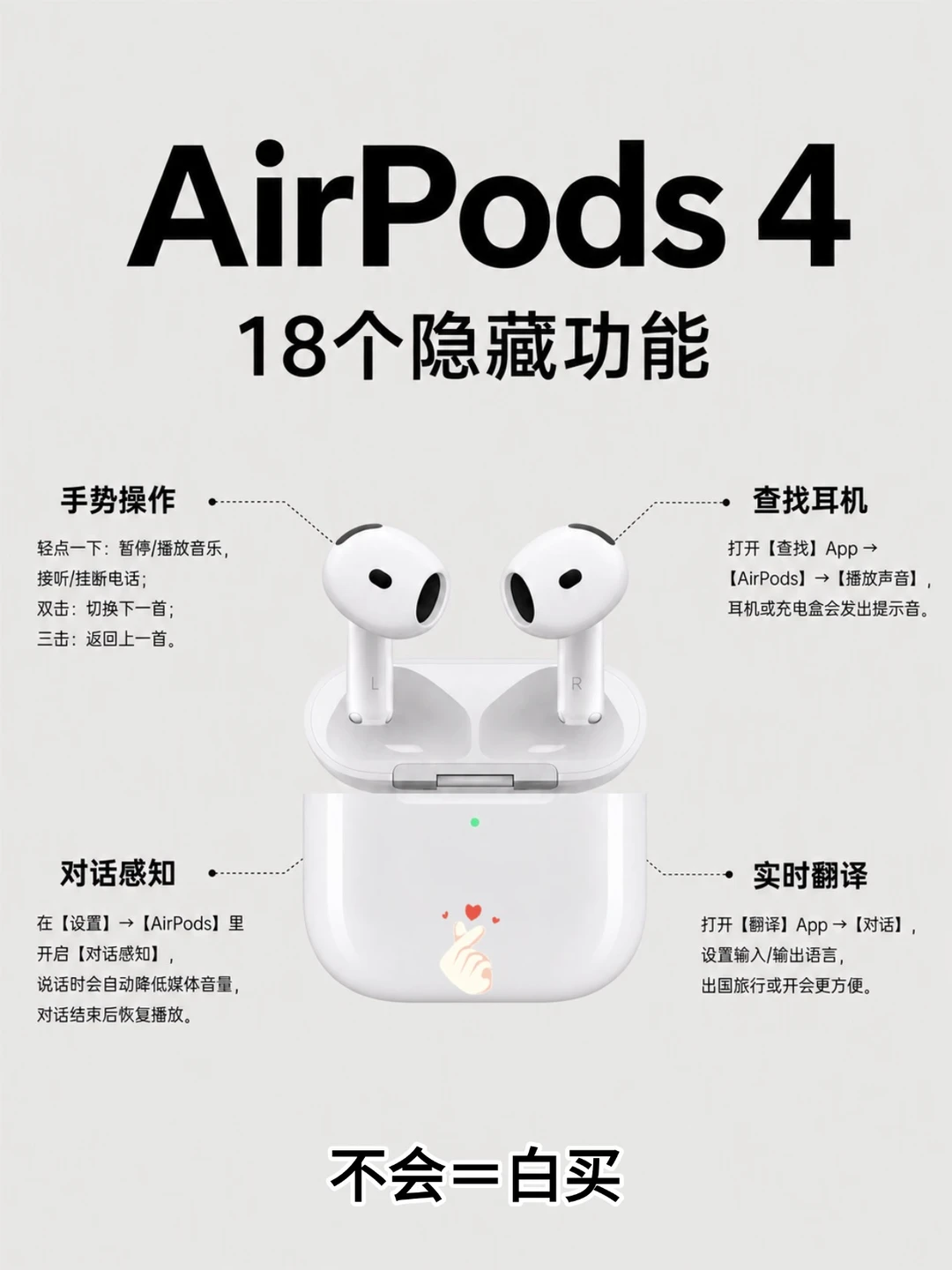 AirPods4的18个隐藏功能，速码