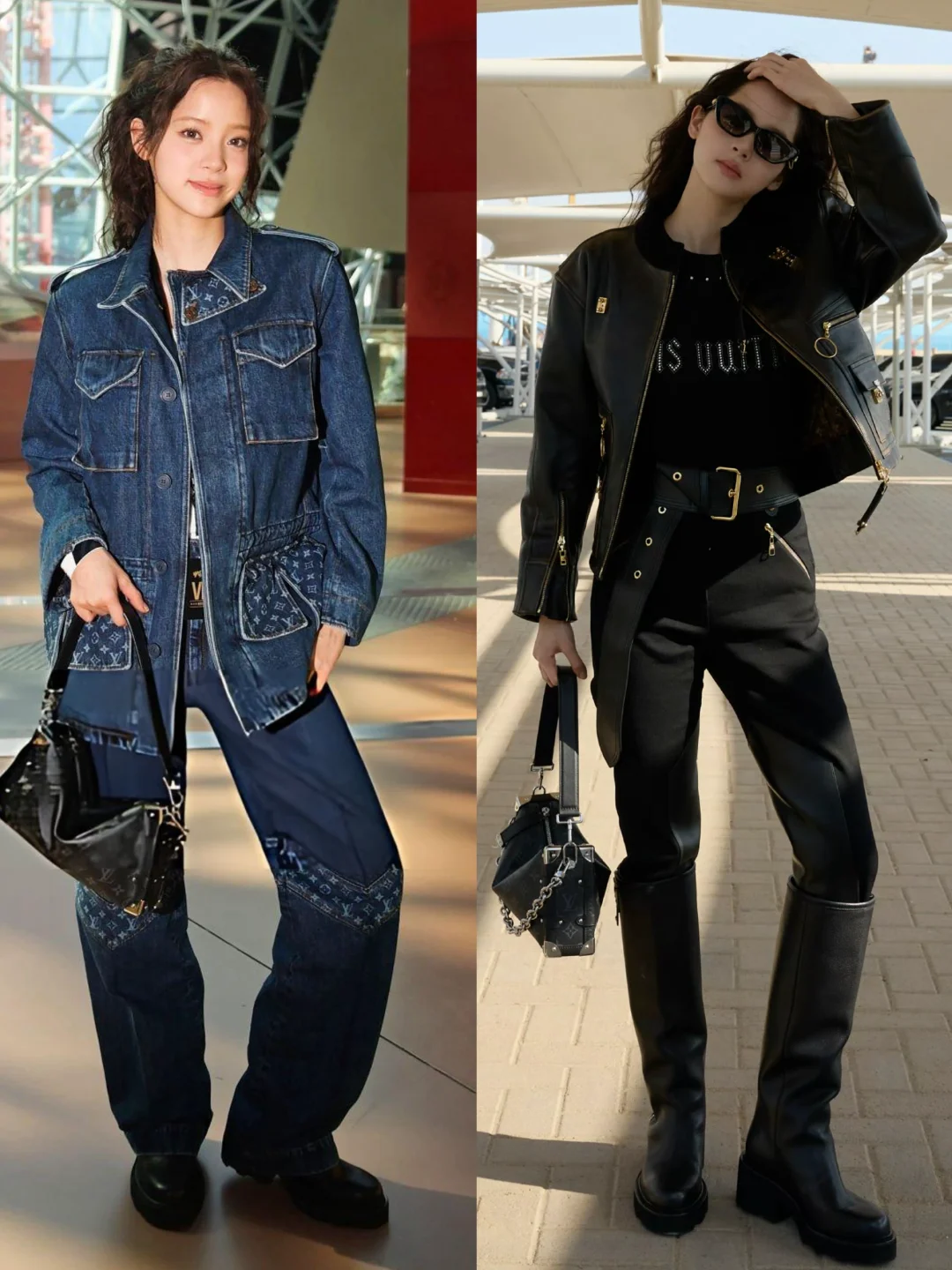 欧阳娜娜F1观赛两套穿搭，她真的好会穿