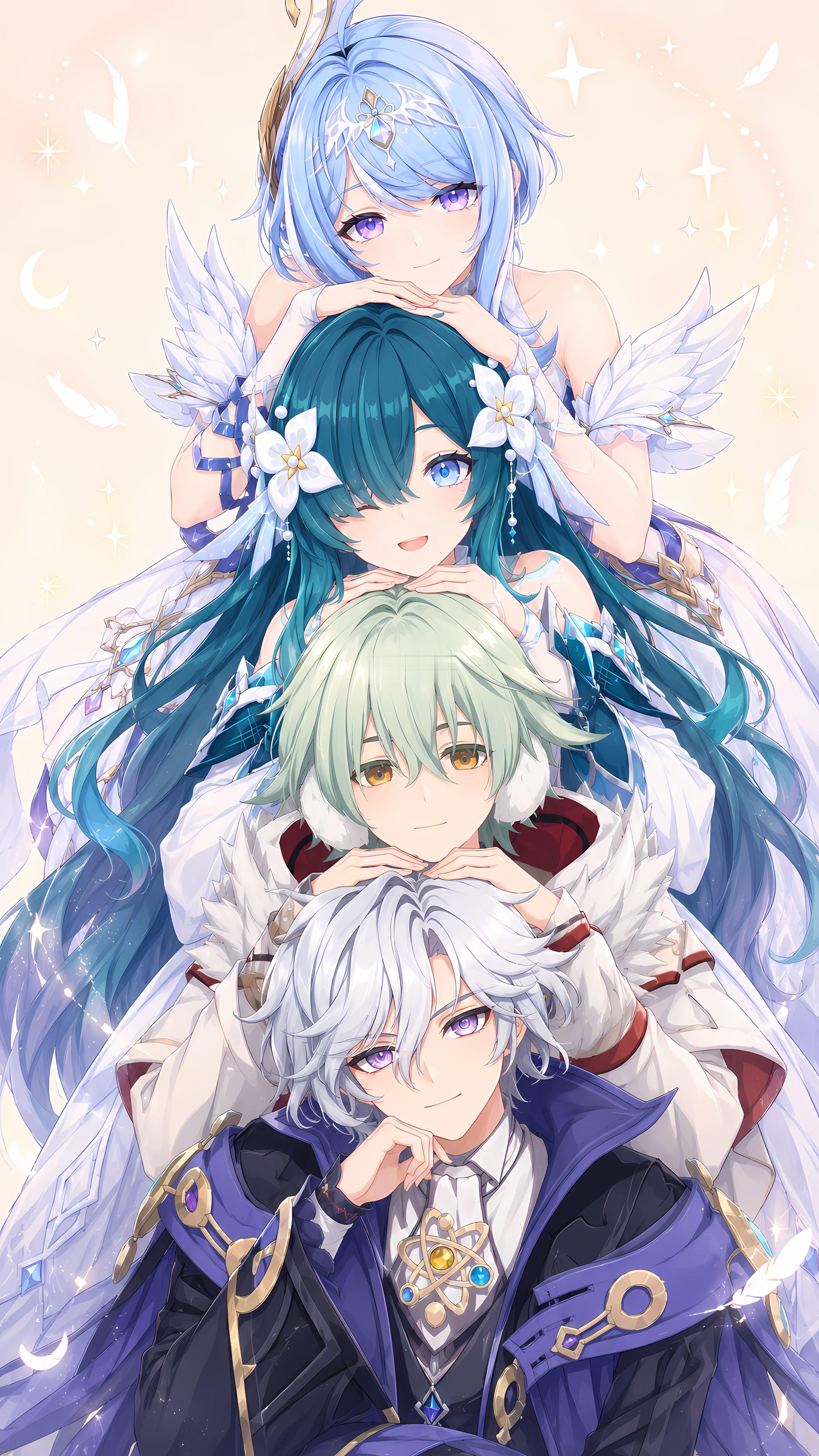 原神[超话]原神原神至冬二创 一起来叠高高呀，你想加入哪组呢？[doge] ​​​