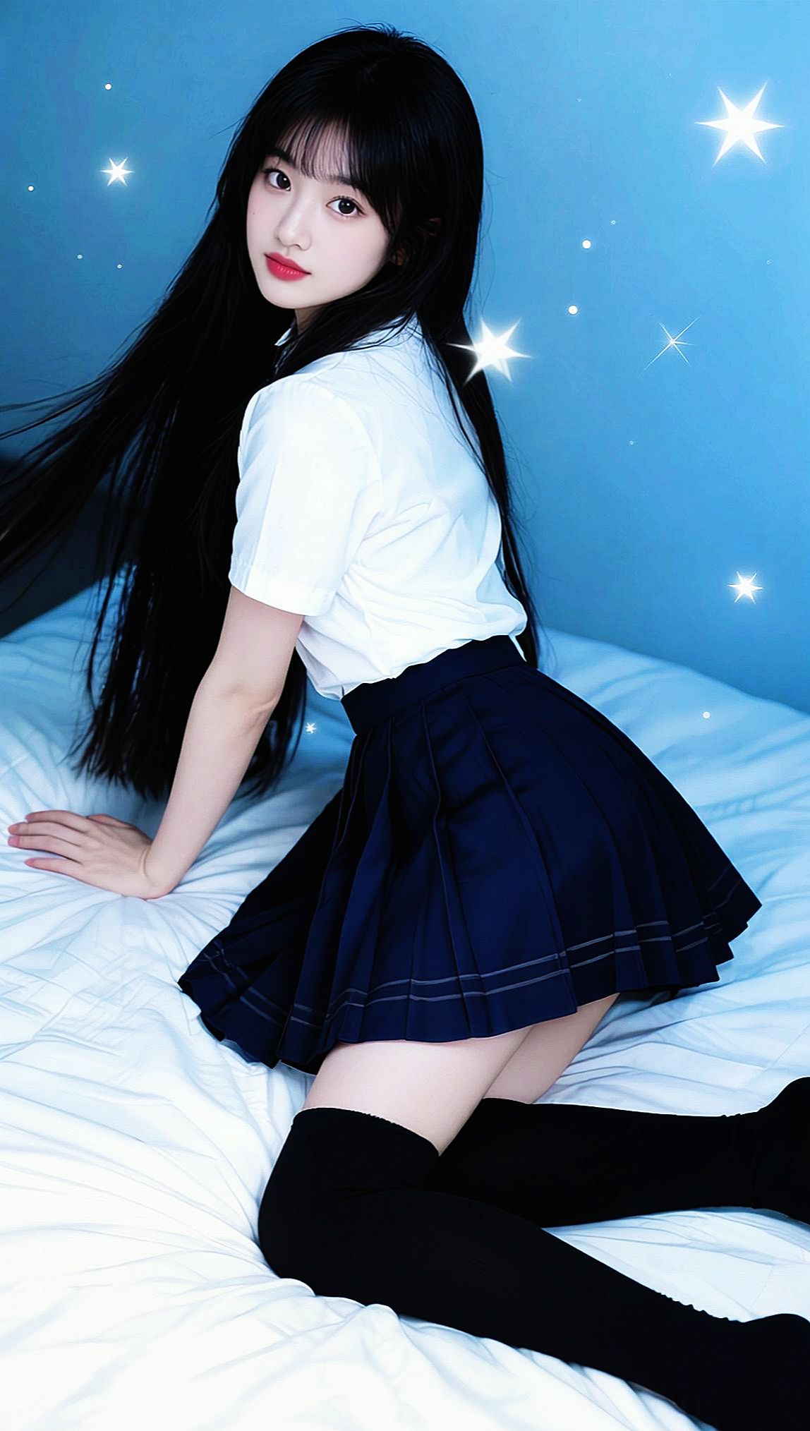 <p>日系少女照 清纯甜美 少女写真 jk制服 楚楚可怜的眼神 <!-...