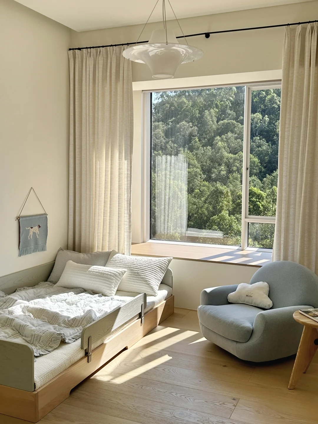 硬装结束，新家儿童房终于布置好了🛏️