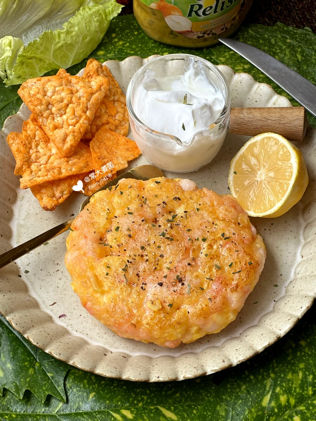 5min搞定低脂版Q弹虾饼！🦐无敌大满足哇！！