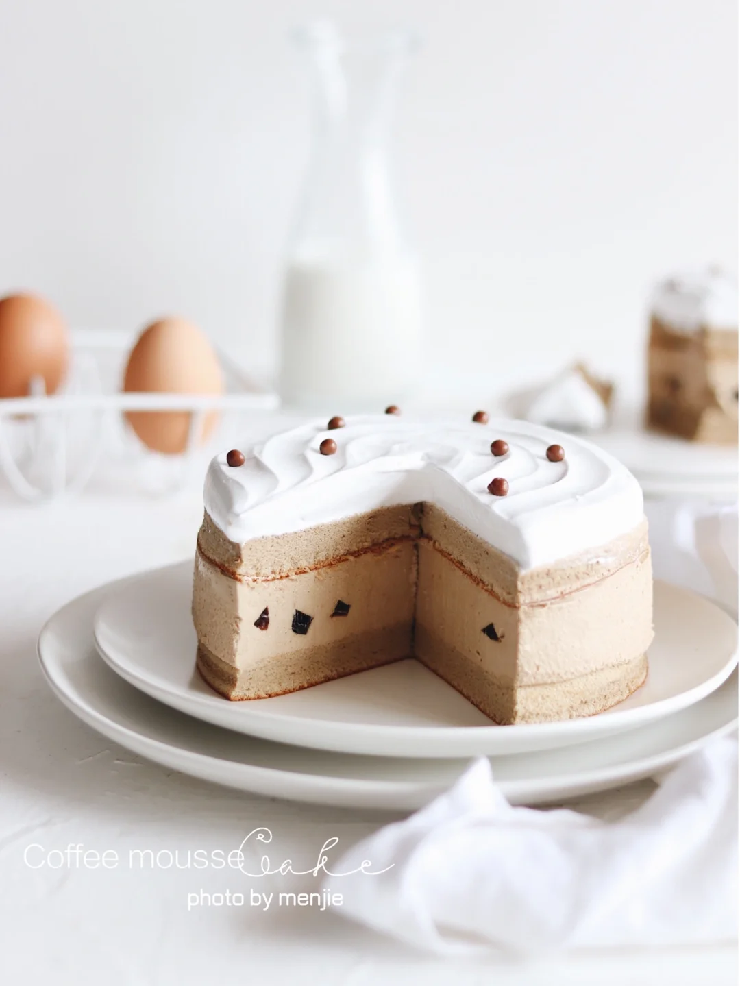 咖啡冻｜浓情咖啡乳酪慕斯蛋糕🍰