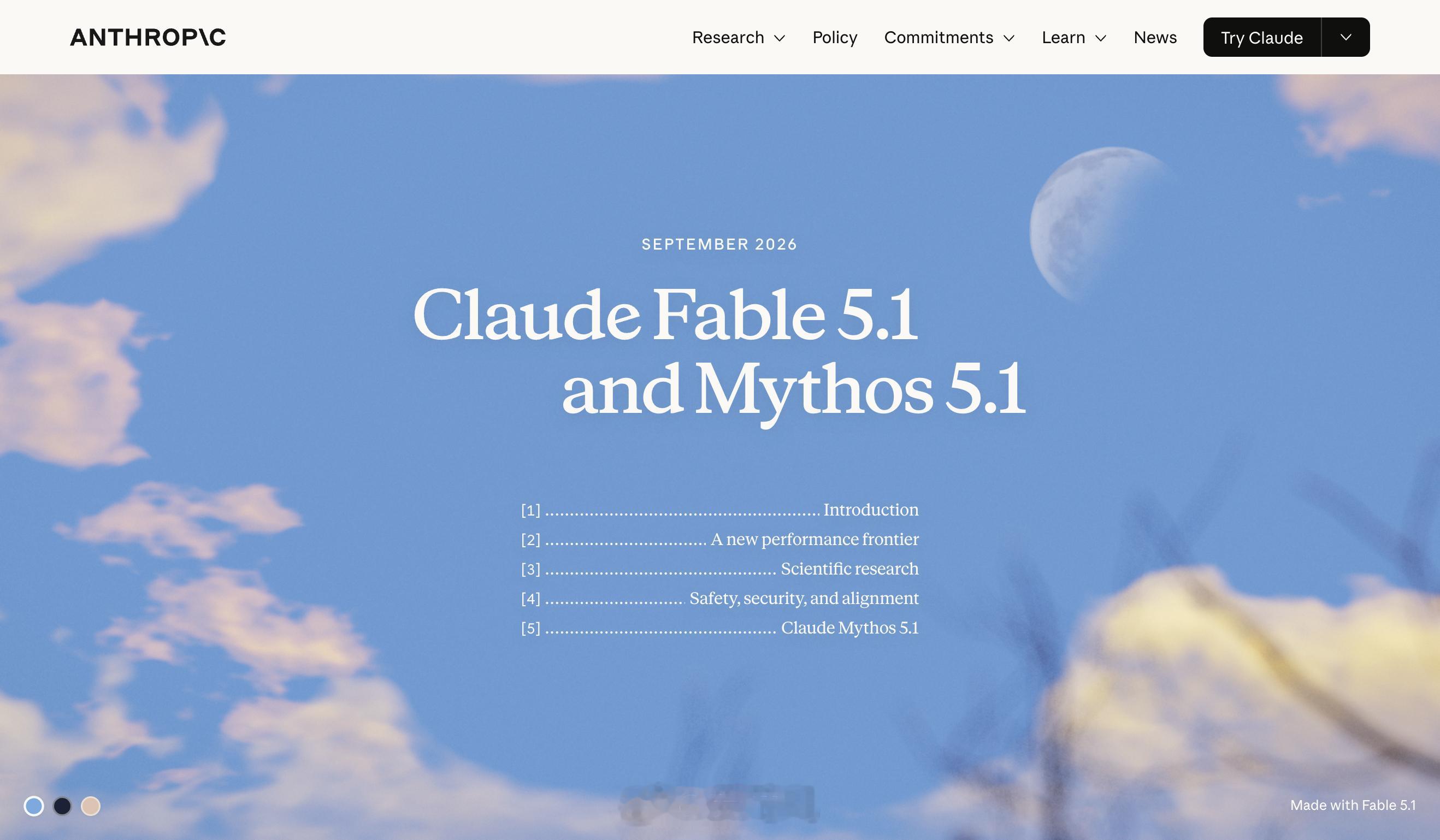 【Anthropic 发布 Claude Fable 5.1，典型任务成本降低约 25%】 #Anthropic发布ClaudeFable5点1#

Anthropic 发布 Claude Fable 5.1 和 Claude Mythos 5.1。两者的底层模型相同，Fable 5.1 向普通用户开放，Mythos 5.1 只向参与受信任访问计划的组织提供。

这次更新的一个现实变化是成本。通过降低缓 ​