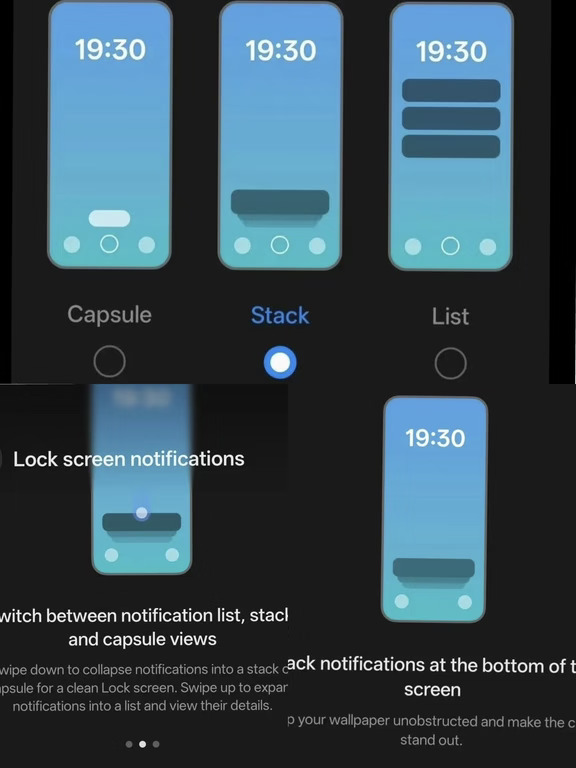 ColorOS17全新锁屏通知样式 把选择交给用户